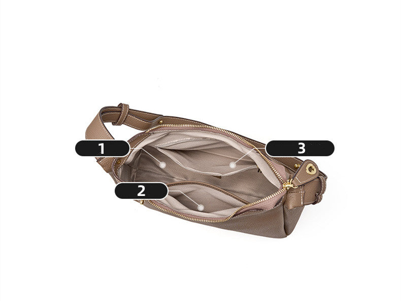 Stylish Triple Way Carry Women's Handbag - Crossbody, Shoulder & Tote Bag for Work, Travel & Everyday Use