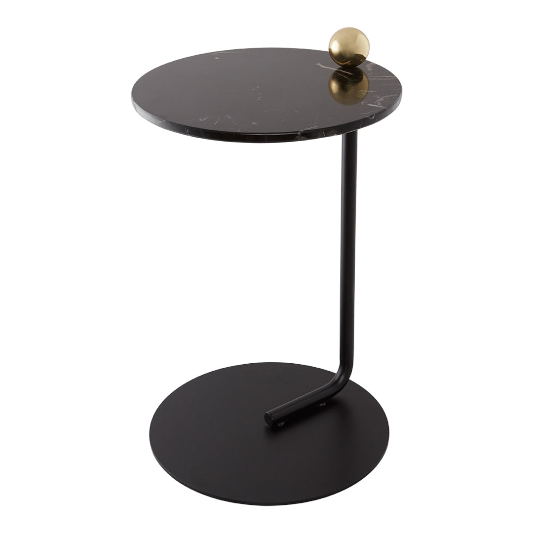 Castellum Side Table - Modern Wooden End Table with Storage Shelf for Living Room, Bedroom & Office - Perfect for Holding Books, Lamps & Decor