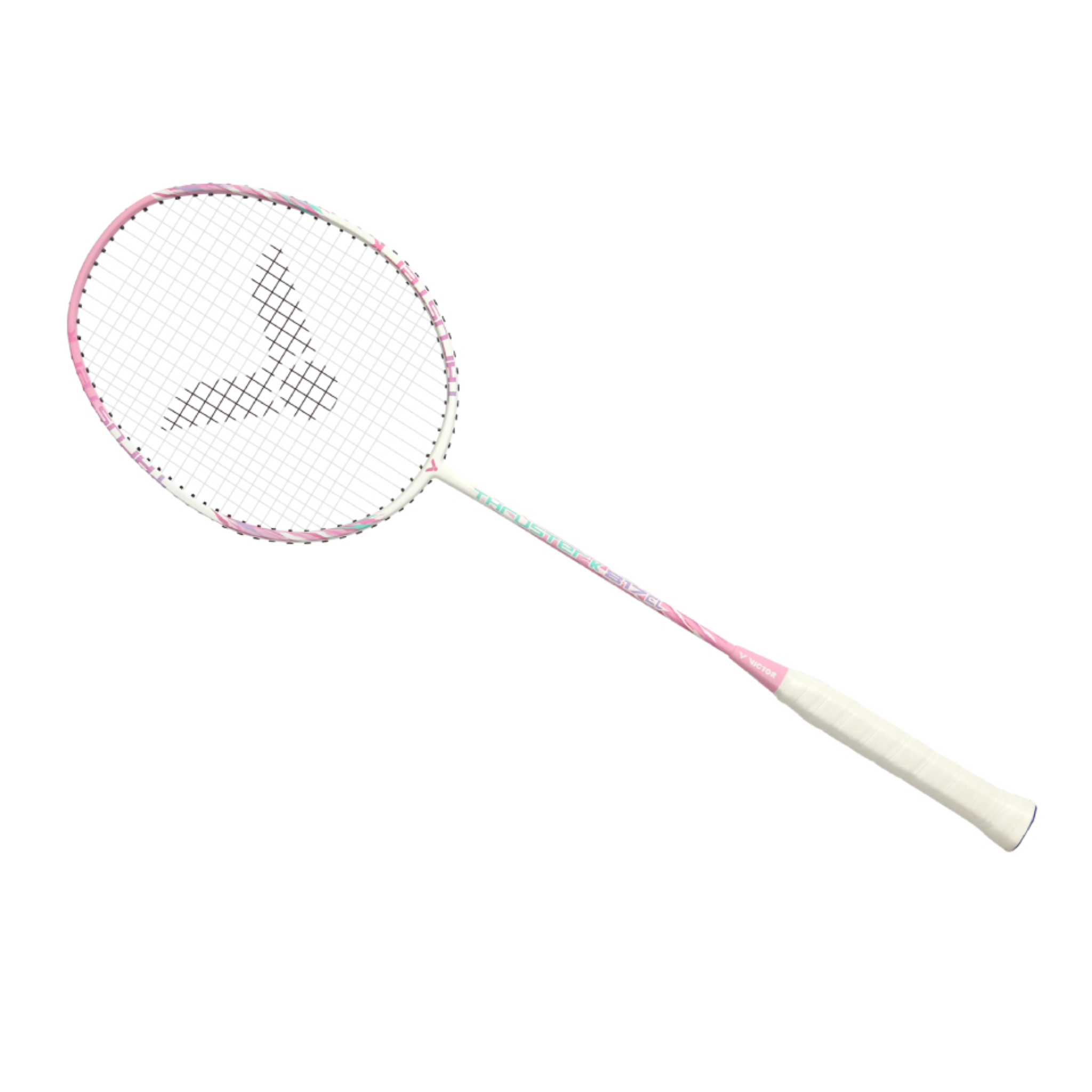 Victor Thruster K 817CL Strung Badminton Racket [Pink] - Lightweight Carbon Fiber Badminton Racquet with High Tension String for Professional & Recreational Players - Perfect for Tournaments, Training & Casual Play