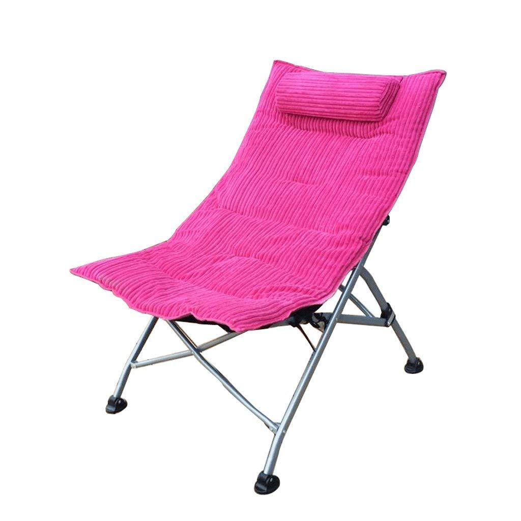 Breathable Folding Lounge Chair for Office Nap & Lunch Break - Comfortable Single Chair with Backrest - Perfect for Home, Office, or Relaxation Spaces