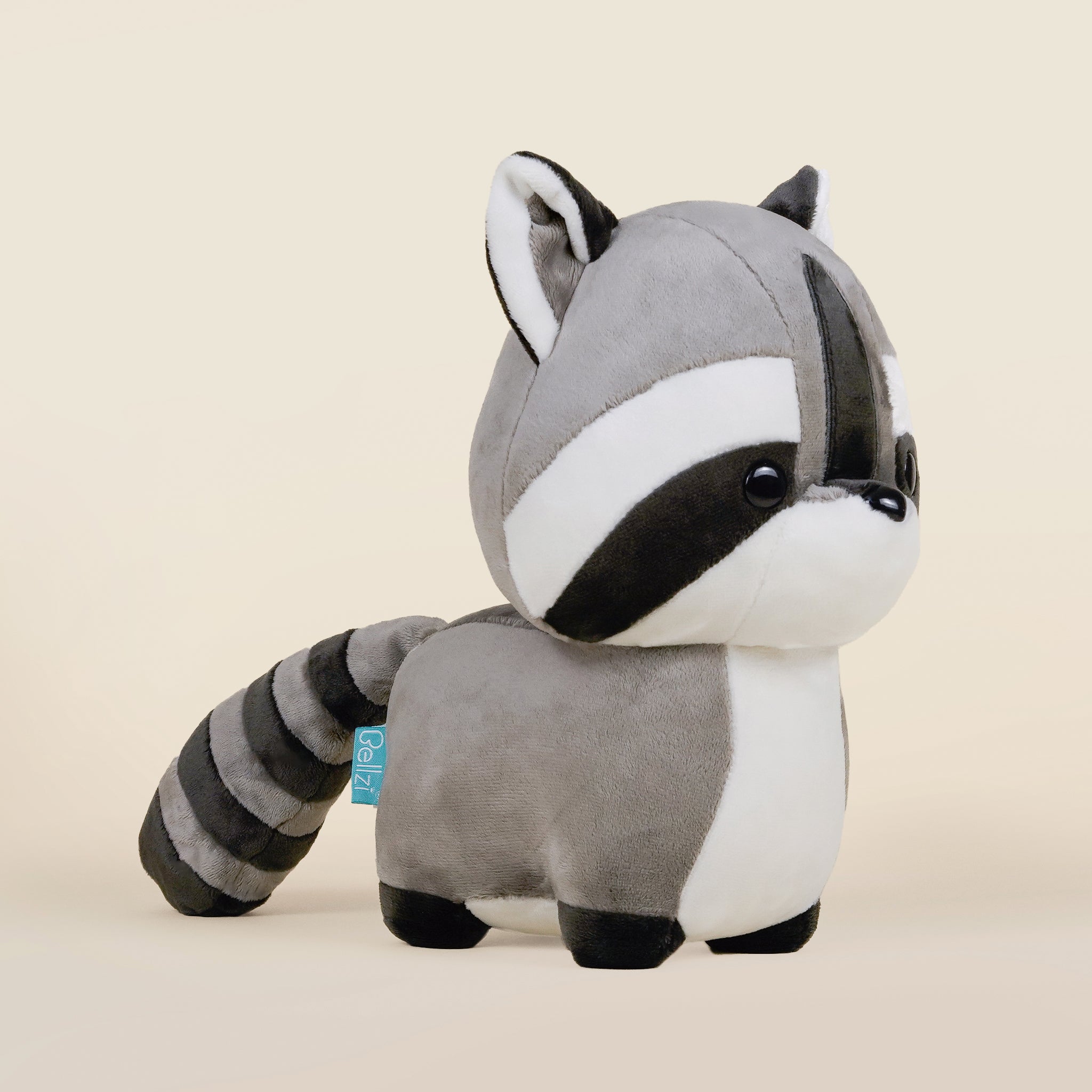 Raccooni the Raccoon Plush Toy - Soft Stuffed Animal for Kids & Collectors | Perfect for Cuddling, Gifts, and Nursery Decor