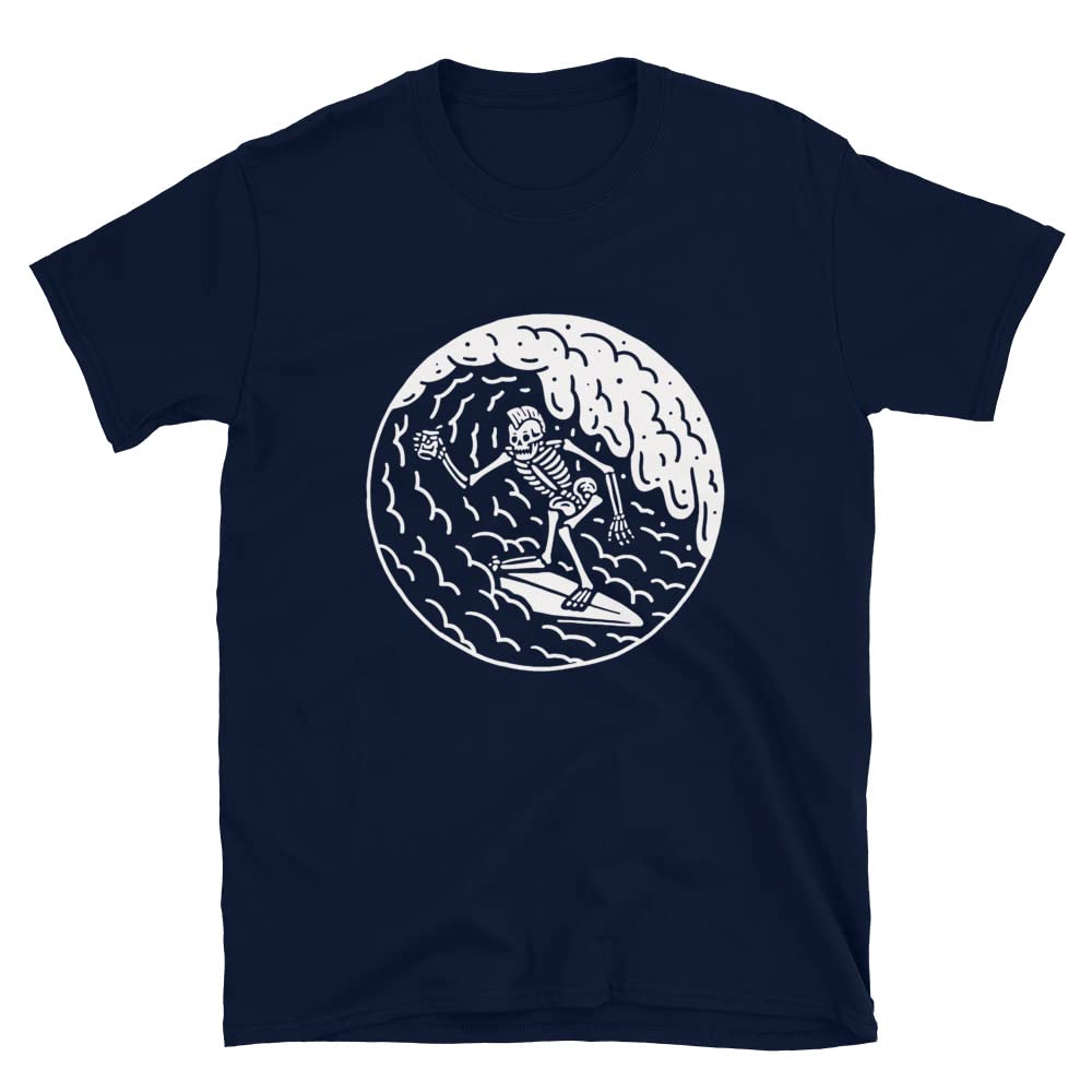 Jack's Surfing T-Shirt - Men's Summer Punk Beach Tee - Cool Surfer Gift for Dad - Perfect for Surfing, Beach Parties & Casual Wear