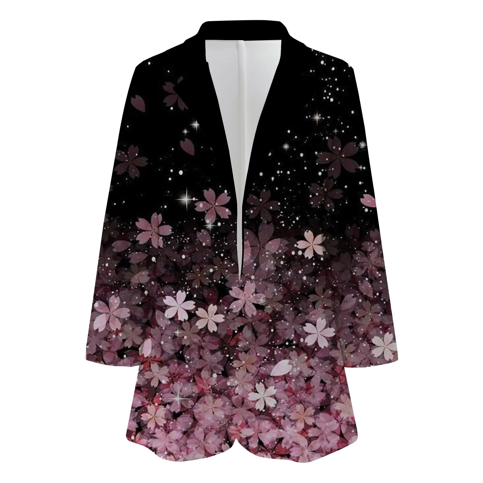 Stylish Women's Business Cardigan - Solid Color & Plaid Print Long Sleeve Coat for Office Wear | Perfect Work Attire & Professional Gift for Women | Ideal for Office, Meetings, and Business Events