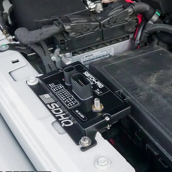 2023 Jeep JL EcoDiesel/V8 SDHQ Built Switch Pros Power Module Mount - Heavy Duty Off-Road Accessory for Jeep Wrangler JL & Gladiator JT (2018-2023) - Perfect for Overlanding, Rock Crawling & 4x4 Adventures