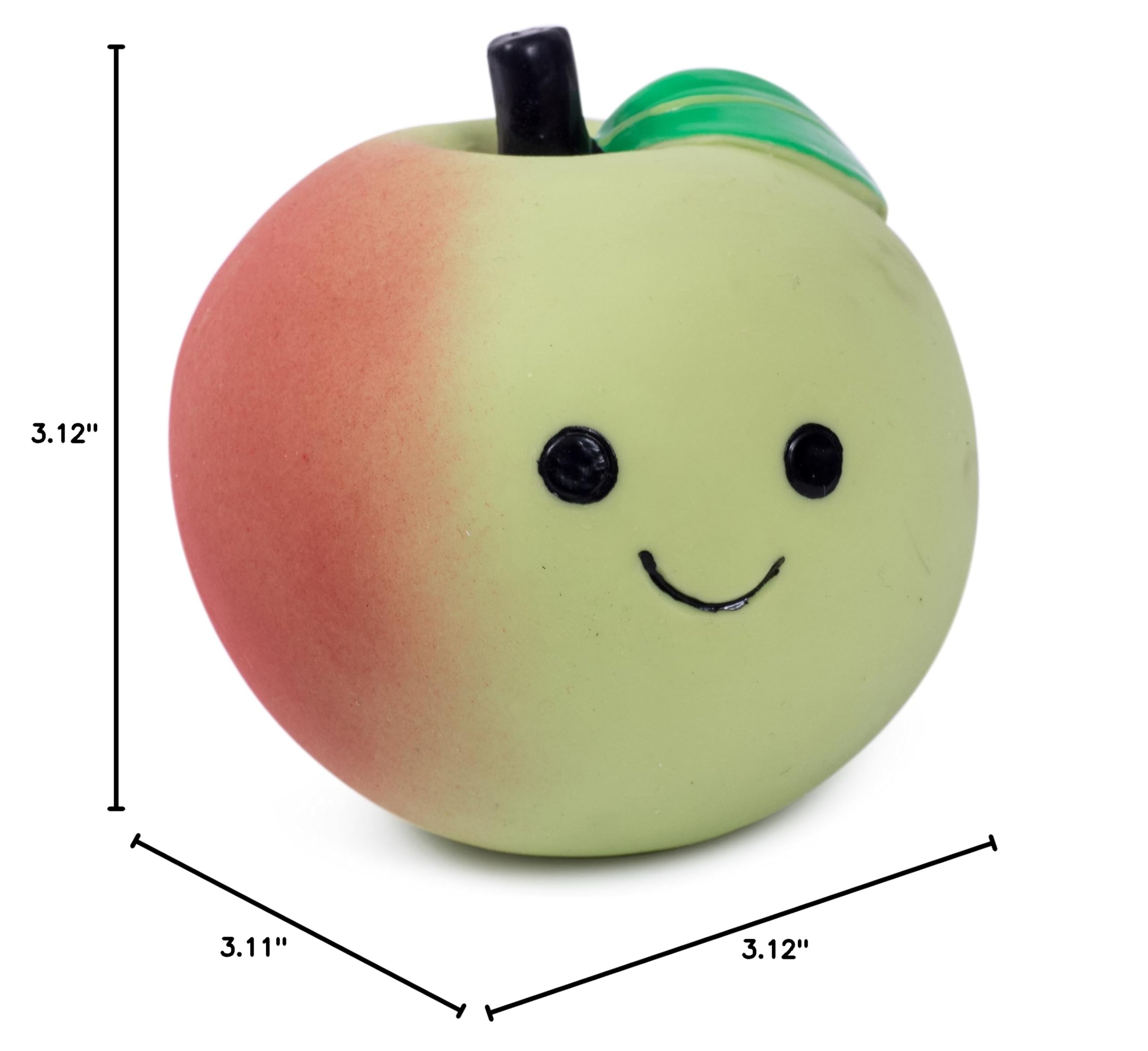 Durable Latex Apple Chew Toy for Small Dogs - Safe & Soft Pet Teething Toy for Puppies - Perfect for Indoor Play, Training & Dental Health