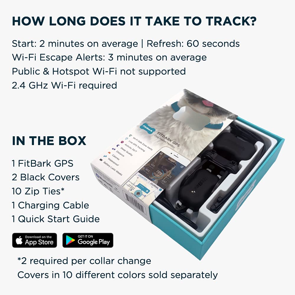 **Seresto 8-Month Flea & Tick Collar for Large Dogs (18+ lbs) & FitBark GPS Dog Tracker Bundle – Free 1-Year GPS Subscription ($255.33 Value) – Ideal for Outdoor Adventures & Pet Safety**