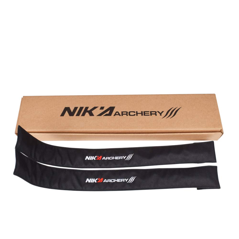 NIKA ARCHERY Recurve Bow Limbs Progress Series N3 Carbon Fiber Limbs 32-44 lbs for Target Practice & Hunting - High Performance Archery Equipment for Outdoor Sports