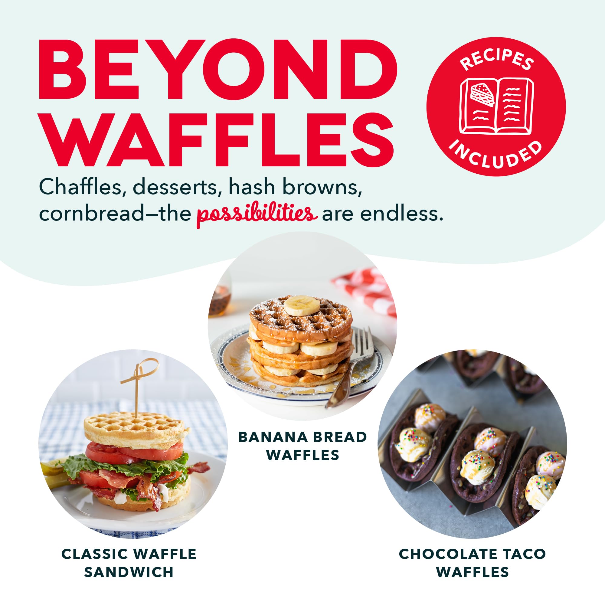 Dash Mini Maker: Compact Waffle Maker for Individual Waffles, Paninis & Hash Browns - Perfect for Quick Breakfast, Lunch or Snacks On-The-Go - Black - Ideal for Dorms, Offices & Small Kitchens