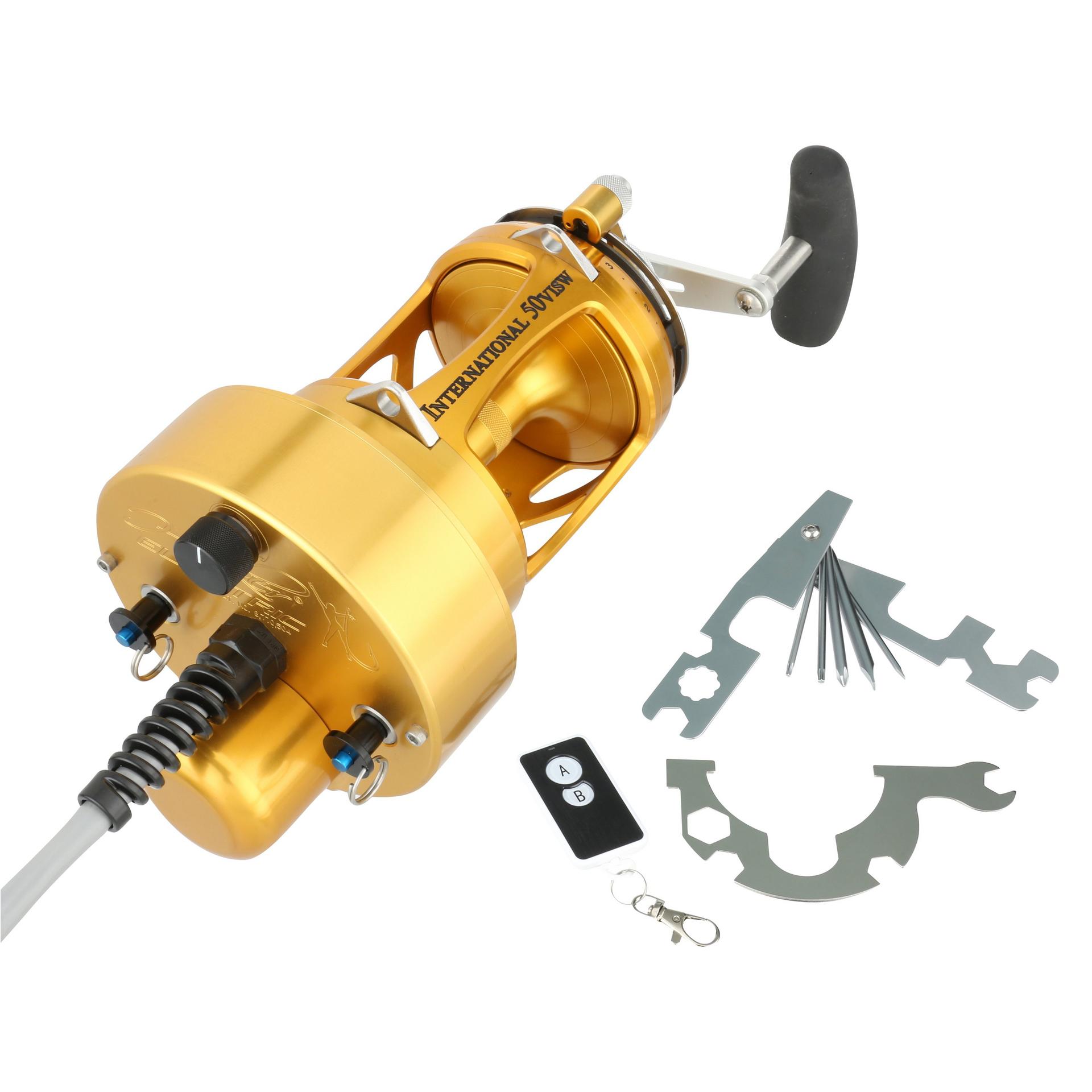 International® VI Detachable Electric Fishing Reel - Saltwater & Freshwater Spinning Reel for Offshore, Surf, and Boat Fishing - Lightweight & Powerful Motor for Smooth Casting and Retrieval
