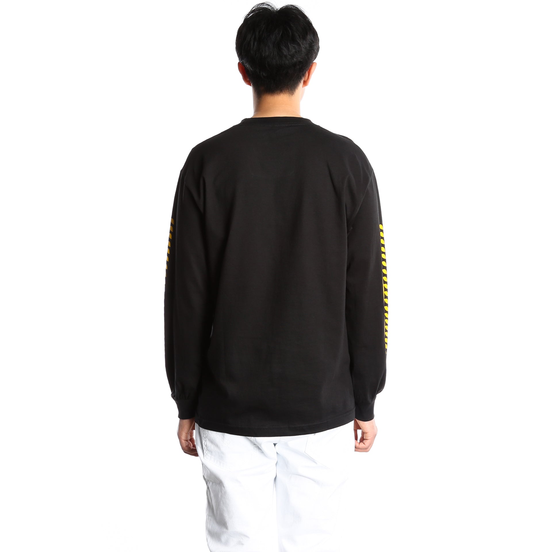 Grizzly Premium Long Sleeve T-Shirt for Men - Soft Cotton Comfort Fit Black Tee - Casual Wear, Workout & Outdoor Activities