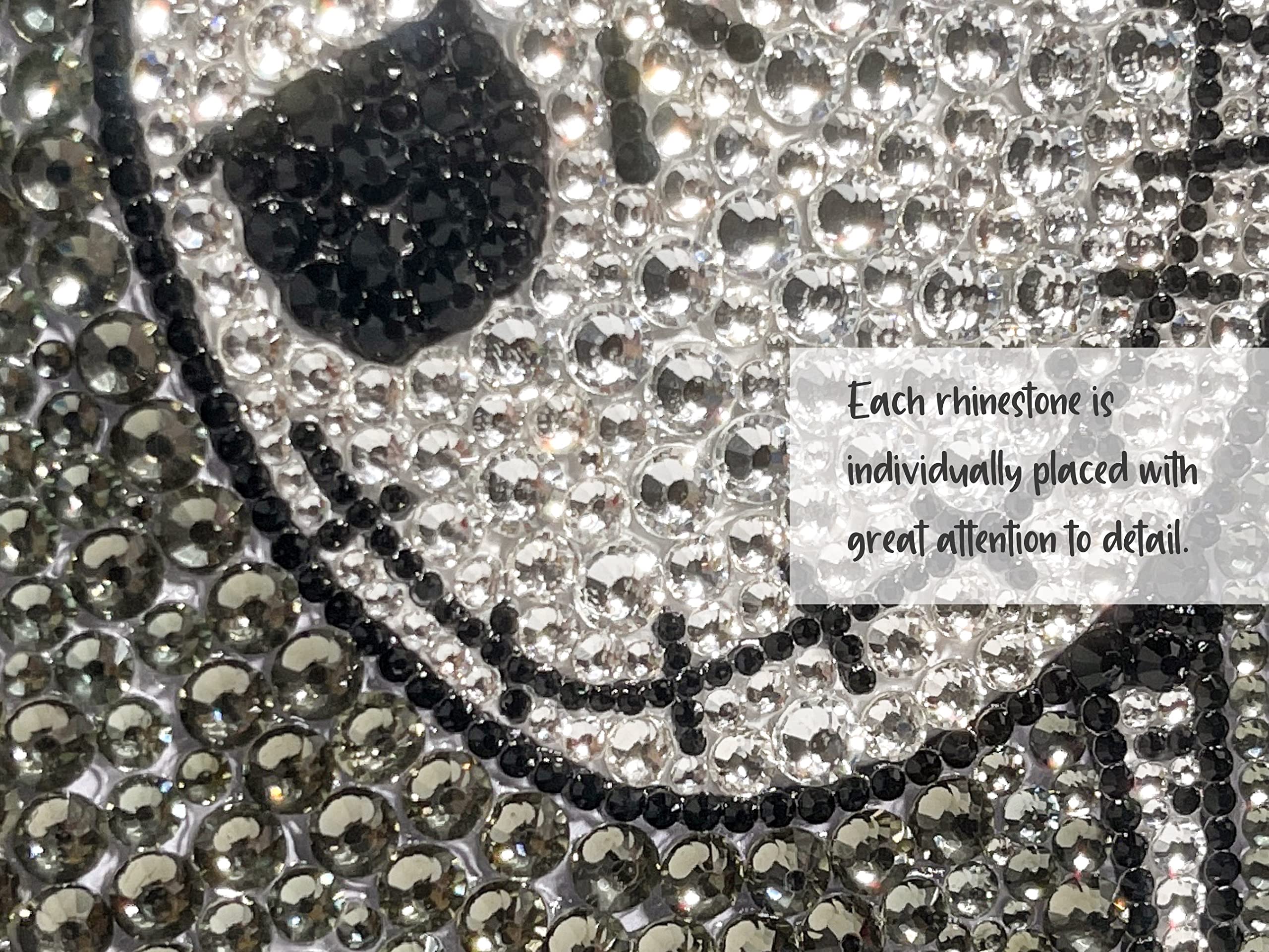 Jack Skellington Rhinestone Glitter Phone Case for iPhone XR - Sparkling Protective Cover for Halloween, Christmas Gifts & Nightmare Before Christmas Fans