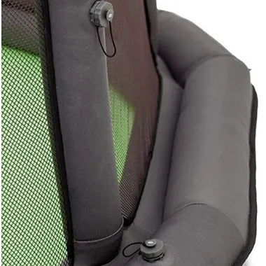 SafetyCore Inflatable Playard for Babies & Toddlers - Portable Travel Crib with Mesh Walls, Grey - Perfect for Indoor, Outdoor, Travel & Camping Use