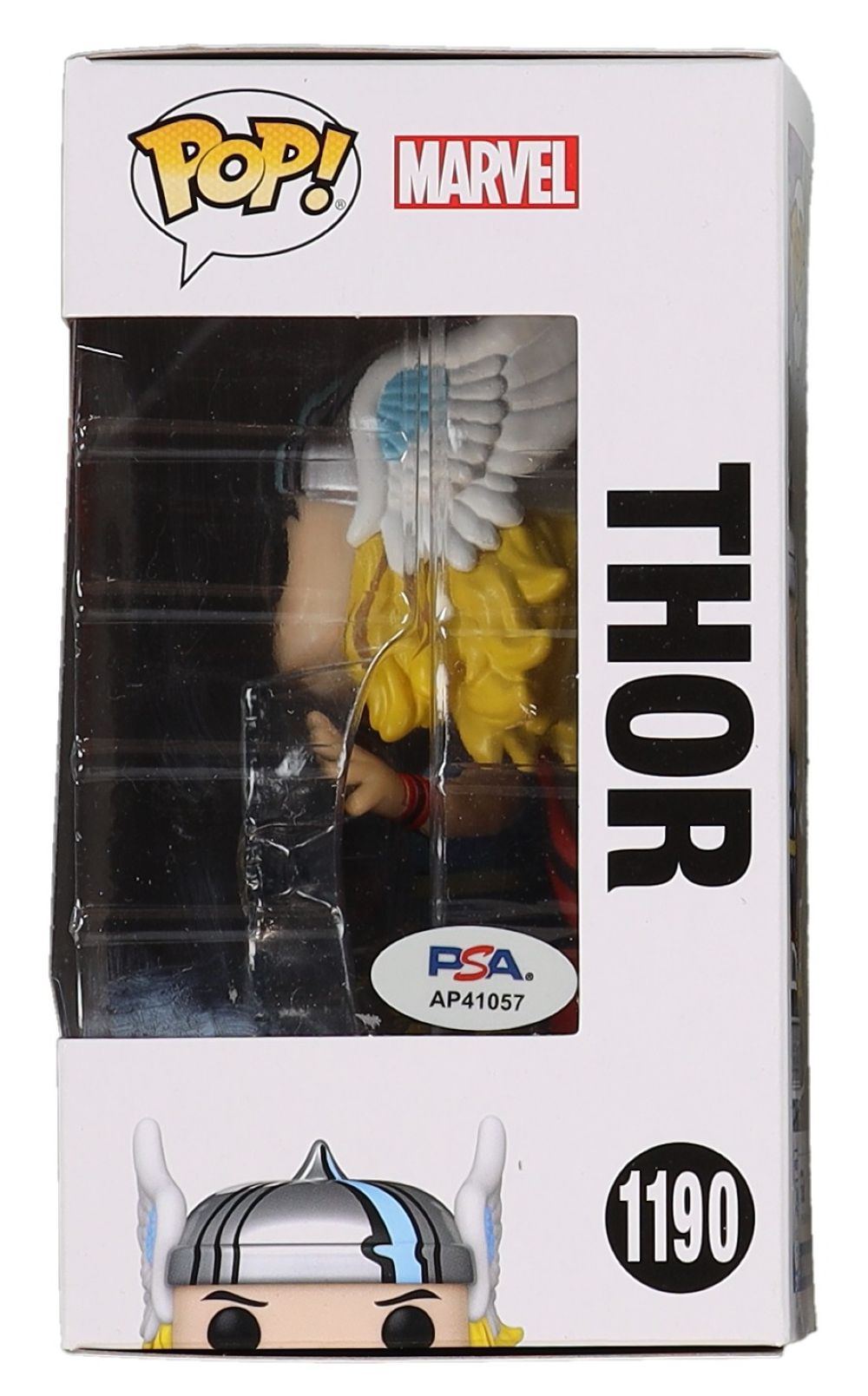 Chris Hemsworth Signed Marvel Avengers Thor Funko Pop #1190 PSA/DNA Certified - Limited Edition Collectible for Marvel Fans & Pop Culture Enthusiasts - Perfect for Display, Gifts, and Comic Con Events
