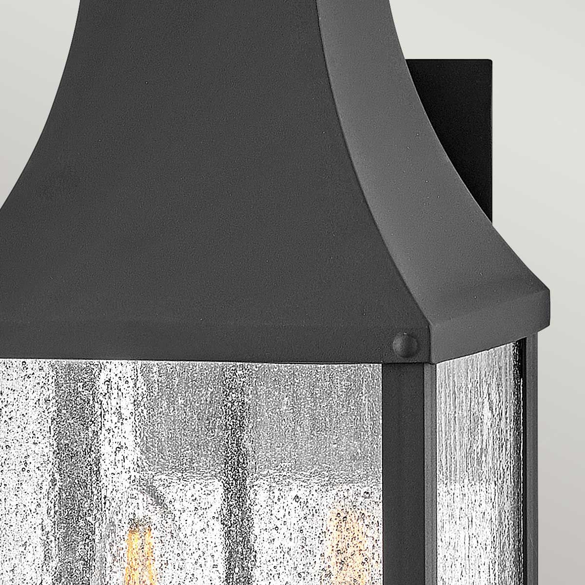 Beacon Hill 1/2lt Small/Medium Outdoor Wall Lantern - Museum Black E27 IP44 Waterproof - Perfect for Porch, Garden, and Patio Lighting