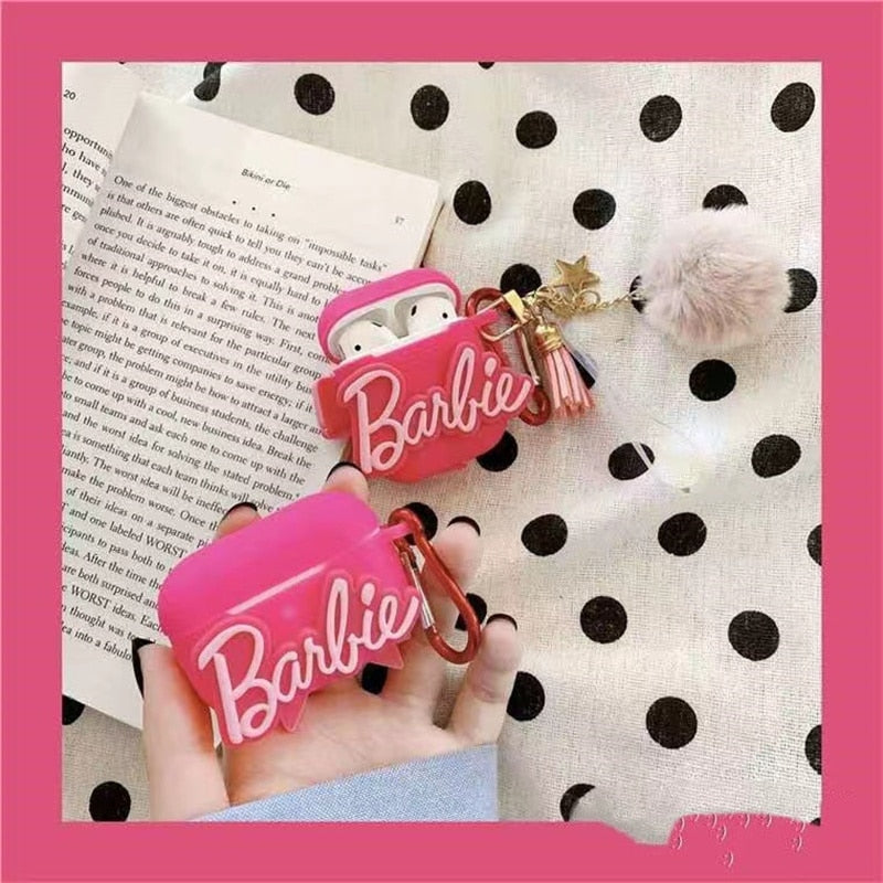 Barbie Lifestyle Headphone Cover for AirPods 1/2/3 - Cute Girls Fashion Phone Accessories, Earphone Protective Case with Anti-Lost Keychain - Perfect Gift for Kids, Teens & Women | Great for School, Travel & Daily Use