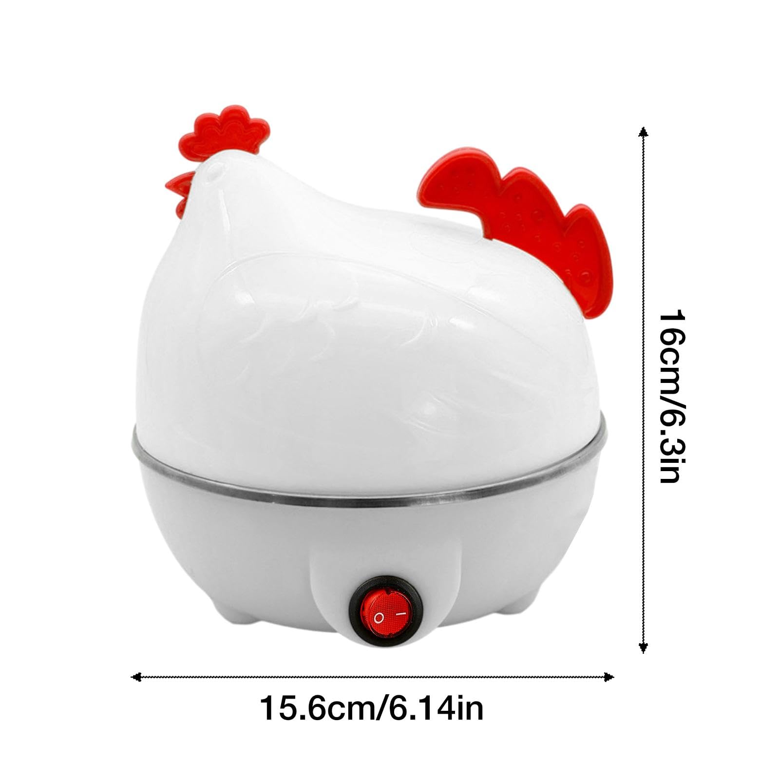 Electric Egg Boiler & Steamer - Automatic Shut Off, 7 Egg Capacity for Perfect Hard & Soft Boiled Eggs - Ideal for Breakfast, Meal Prep & Healthy Cooking