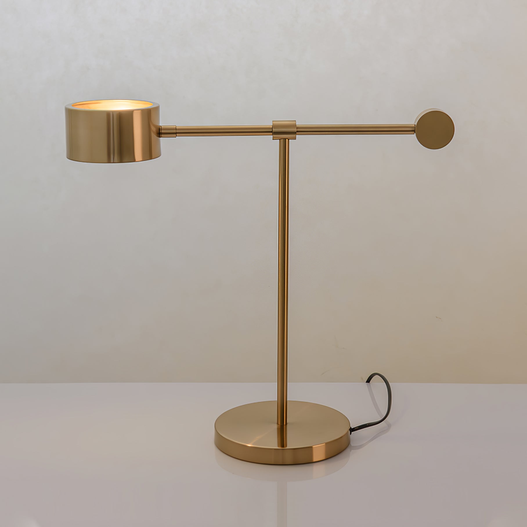 Ergonomic Lever Office Table Light - Adjustable LED Desk Lamp for Home & Workspace - Perfect for Reading, Studying & Computer Work