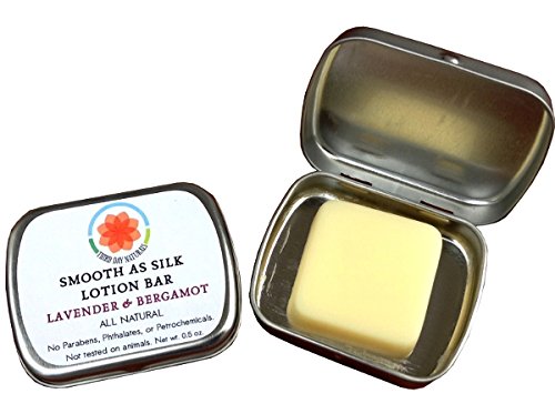 Vanilla Scented Travel Size Lotion Bar - Moisturizing Solid Lotion for Dry Skin - Perfect for On-the-Go Hydration, Handbags, Gym Bags & Airplane Travel