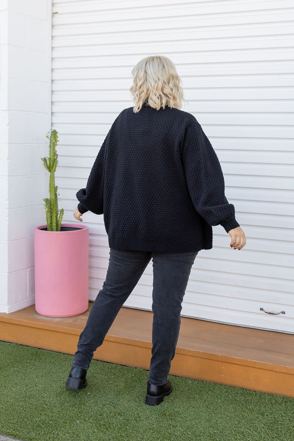 Marbelle Black Knit Cardigan for Women - Cozy Lightweight Sweater for Fall & Winter - Perfect for Office, Travel & Casual Outfits