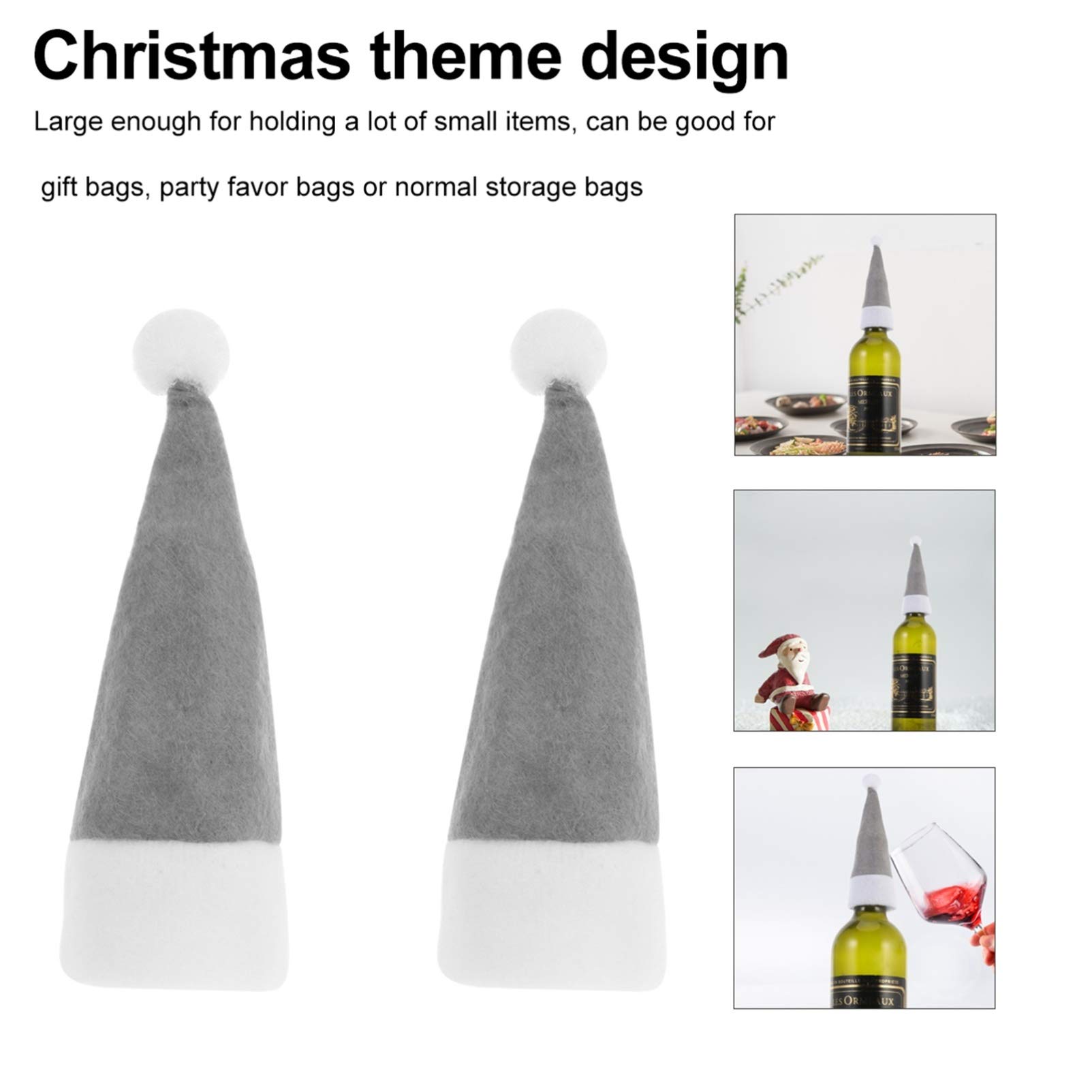 DOITOOL 24-Piece Christmas Cutlery Set - Holiday Silverware Holder Storage Bag with Chopsticks & Tablecloth Decorations for Festive Dining & Party Table Settings