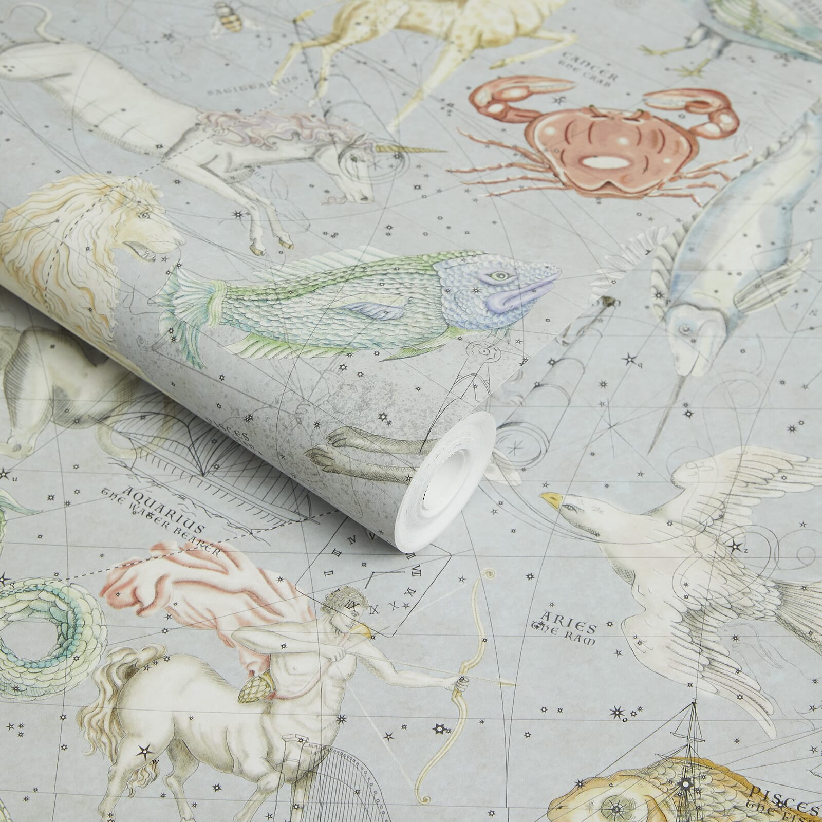 Cosmic Celestial Blue Wallpaper - Premium Peel & Stick Removable Wallpaper for Bedroom, Living Room & Nursery - Easy DIY Home Decor