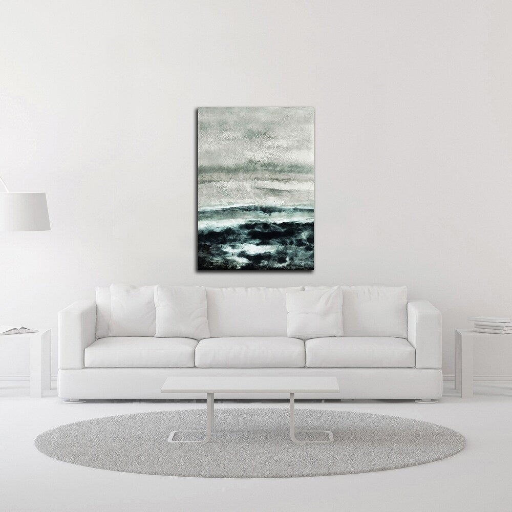 Abstract Waterscape Canvas Print by Iris Lehnhardt - Ready to Hang Wall Art for Living Room, Bedroom & Office Decor