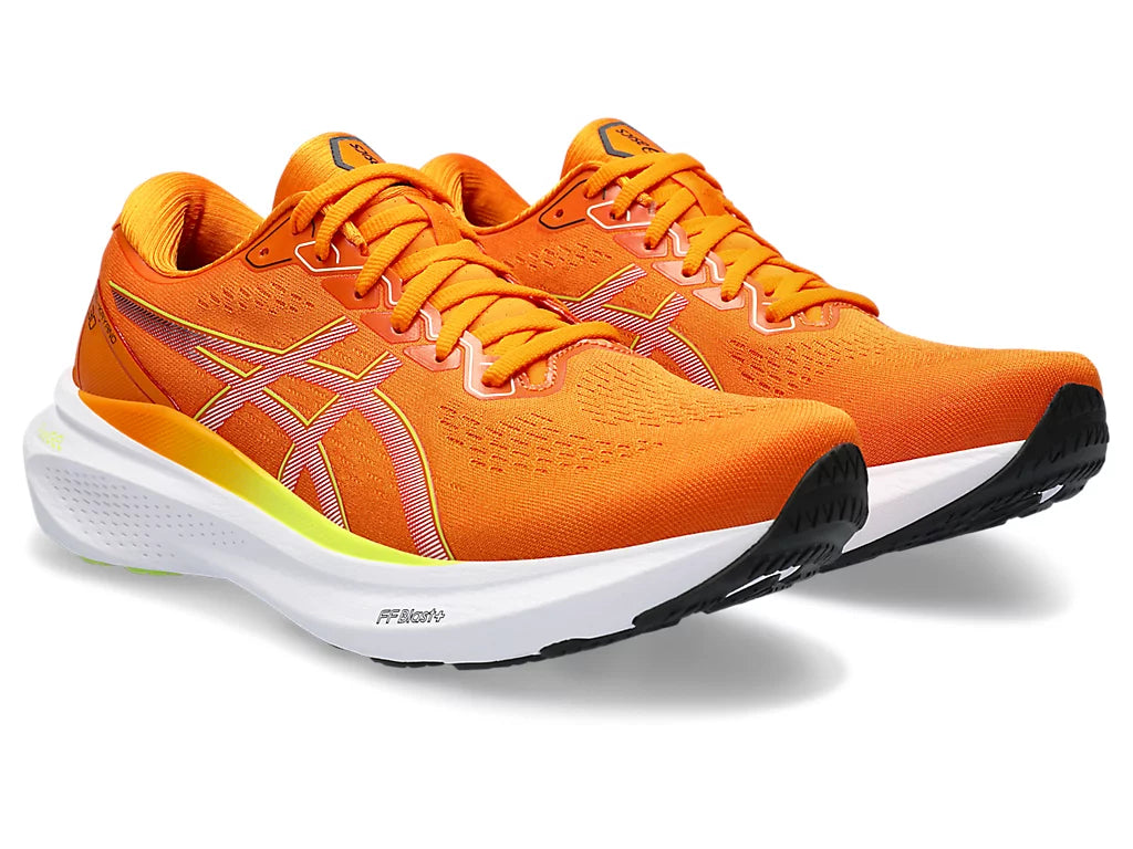 ASICS Men's GEL-KAYANO 30 Running Shoes - Bright Orange/White | Maximum Cushioning & Stability for Long-Distance Running & Jogging