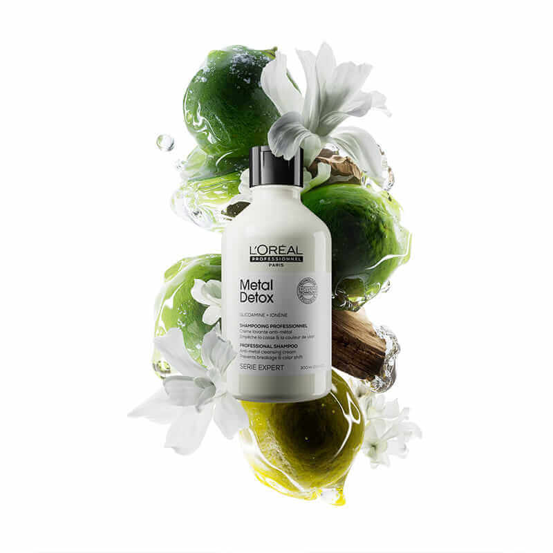L'Oréal Professionnel Metal Detox Anti-Metal Cleansing Cream Shampoo - Remove Metal Buildup for Healthy Hair - Perfect for Color-Treated & Chemically Processed Hair