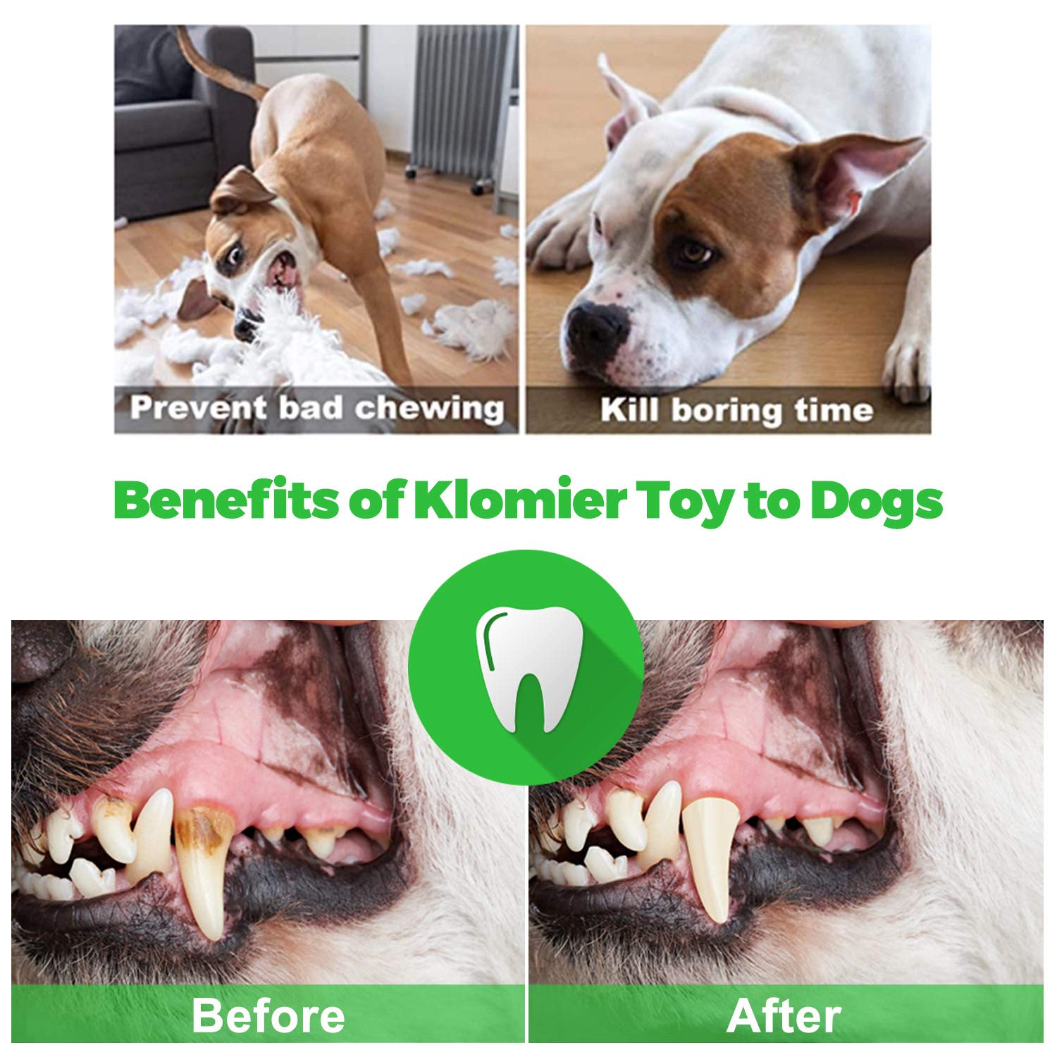 YUESUO Dog Toothbrush Chew Toy - Durable Natural Rubber Teething & Squeaky Corn Toy for Puppies & Adult Dogs - Promotes Dental Health & Relieves Boredom - Perfect for Indoor Play, Training Rewards & Anxiety Relief