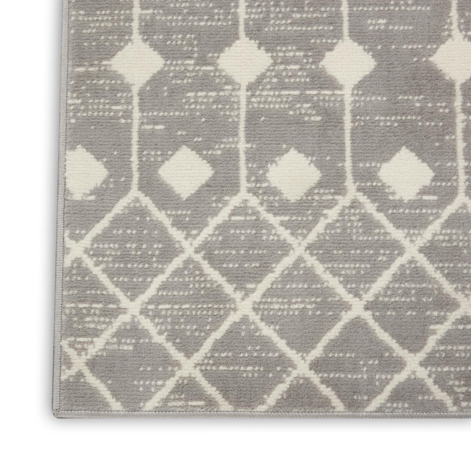 Nourison Grafix Moroccan Grey 8'6