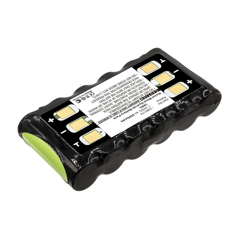Synergy Digital Barcode Scanner Battery - Ni-MH 7.2V 2500mAh High Capacity Replacement for TEKLOGIX 1915 & Psion Scanners | Perfect for Warehouse, Retail & Logistics Inventory Management