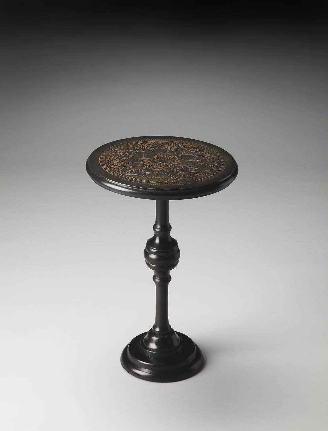 Butler Selma Metal Accent Table - Modern End Table with Wrought Iron Base for Living Room, Bedroom & Office Decor
