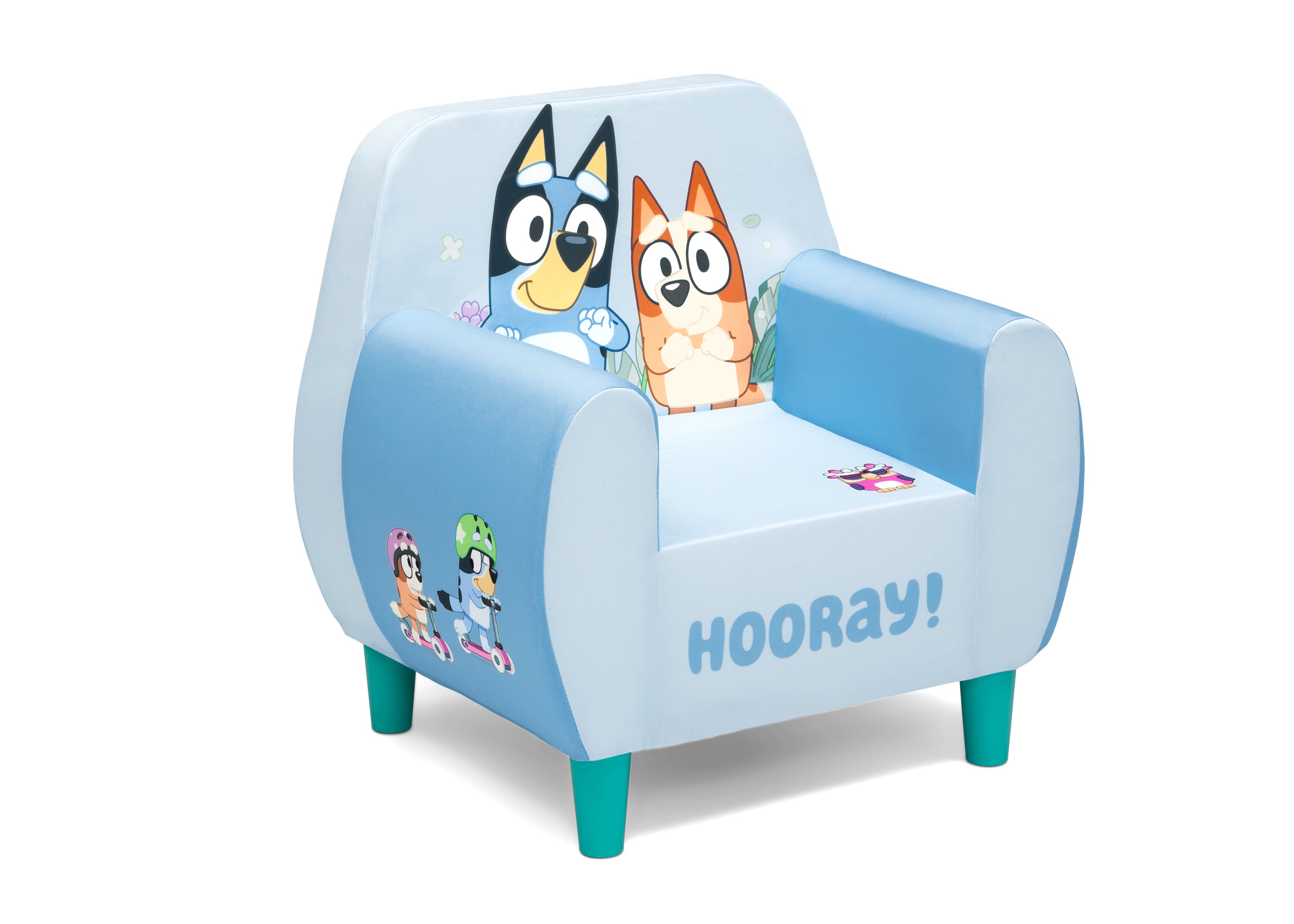 Bluey Foam Chair for Kids - Soft & Comfortable Kids Lounge Chair - Perfect for Playroom, Bedroom, or Reading Nook - Great Gift for Bluey Fans