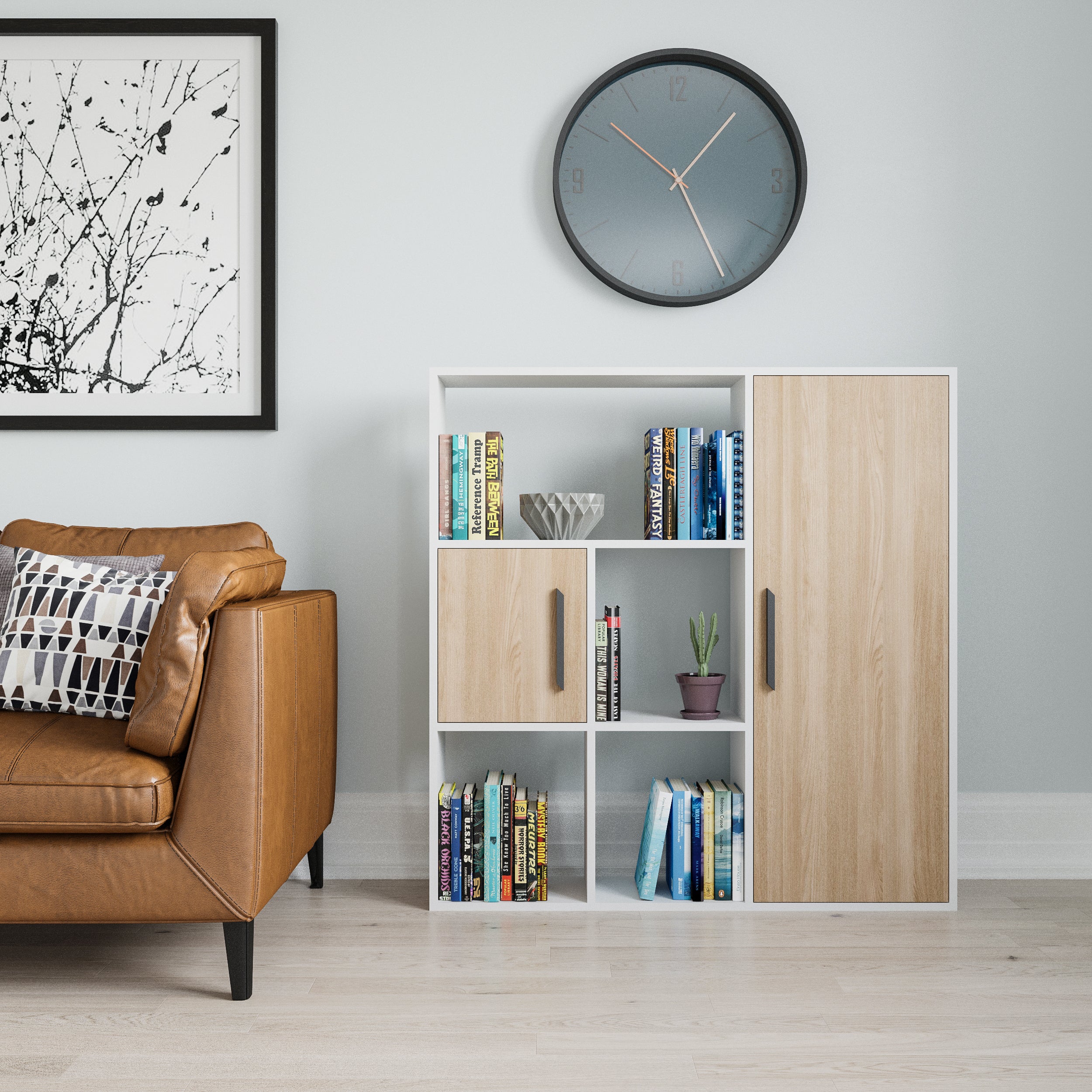 Anthracite / Oak