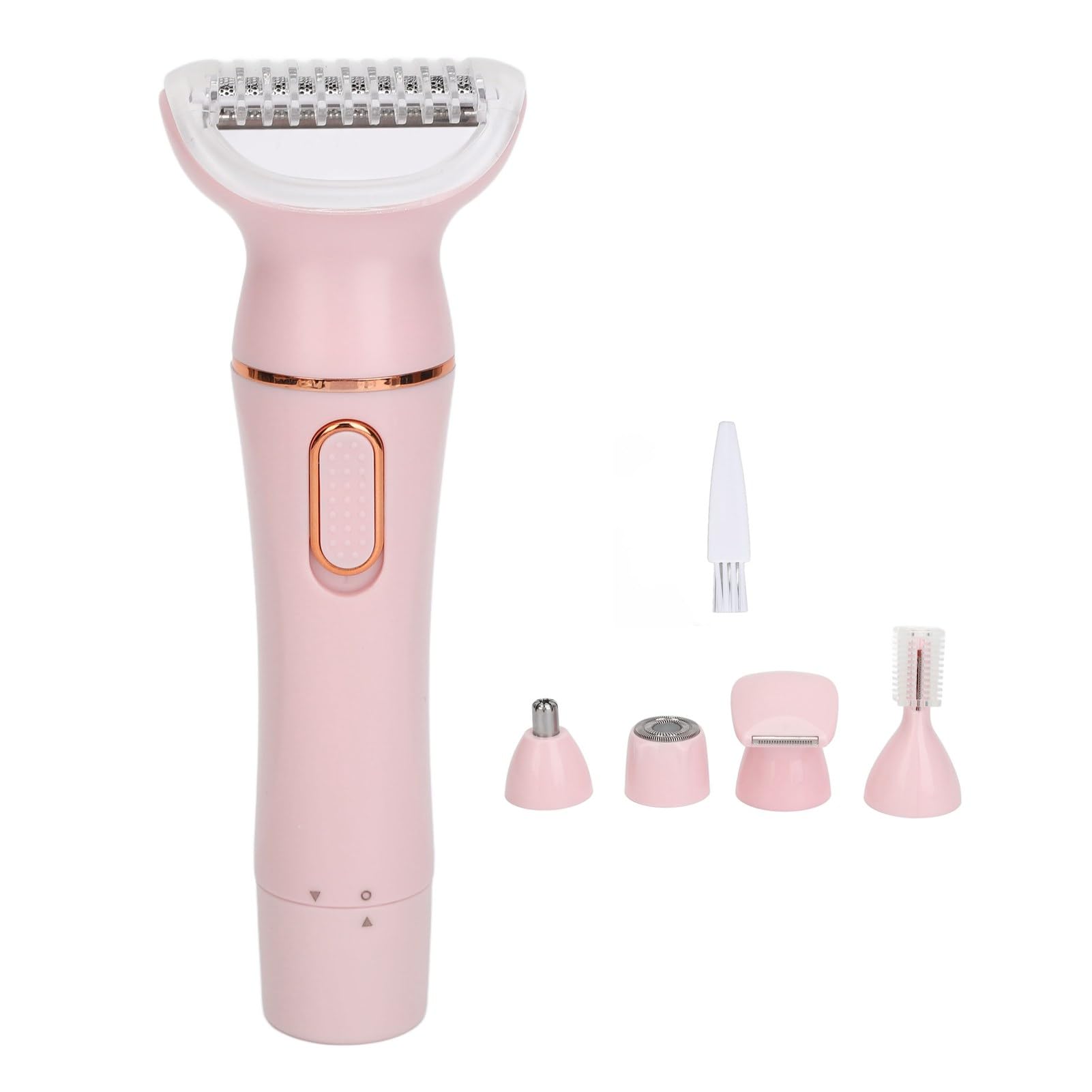 5 in 1 Electric Hair Trimmer for Women - Rechargeable Multifunctional Lady Shaver with Stainless Steel Blades, Portable & Compact Design - Perfect for Travel, Home Use, Bikini Line, Legs & Underarms Grooming