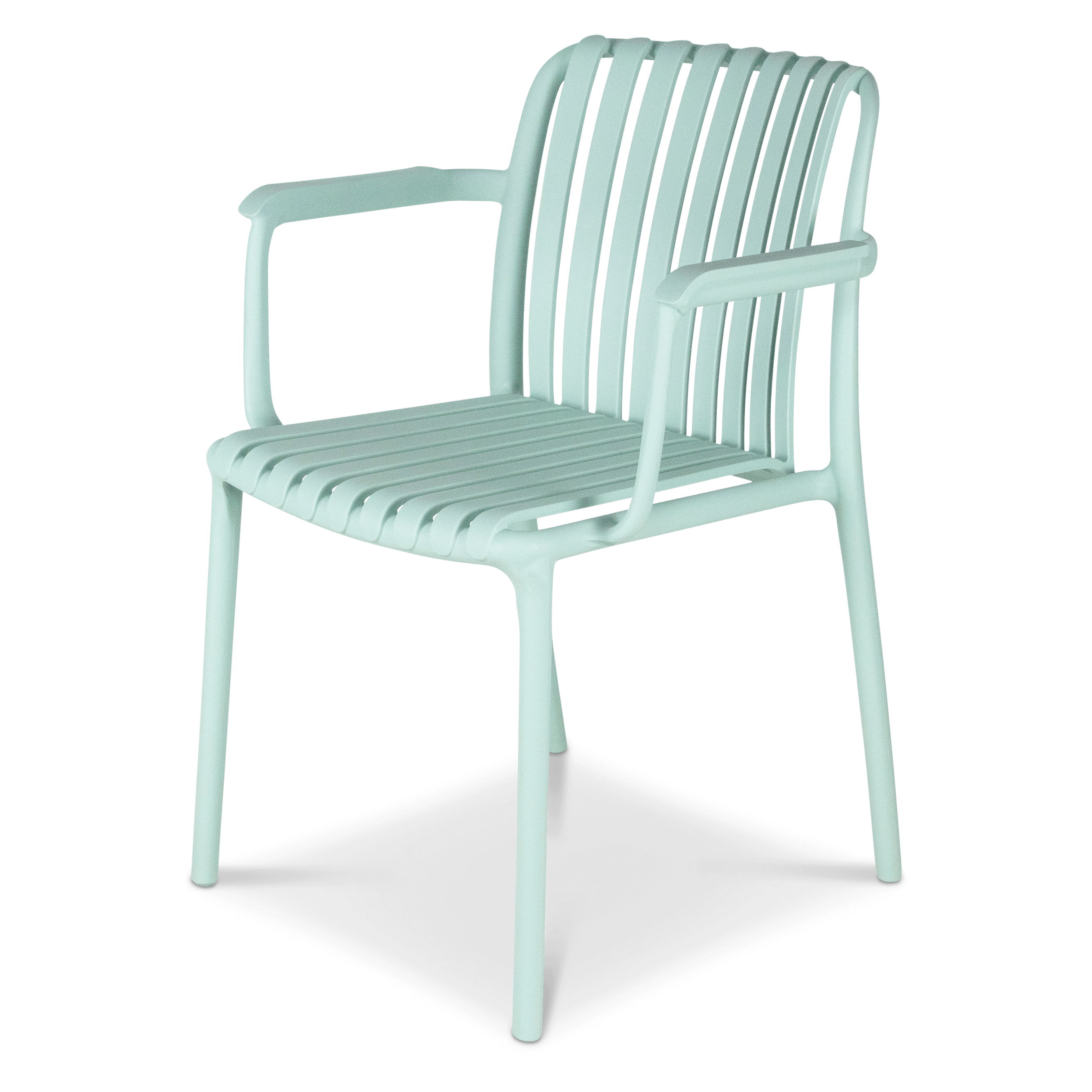 Amalfi Square 5-Piece Outdoor Dining Set in Gunmetal with UV-Resistant Plastic Chairs (PP) - Perfect for Patio, Garden, and Backyard Entertaining