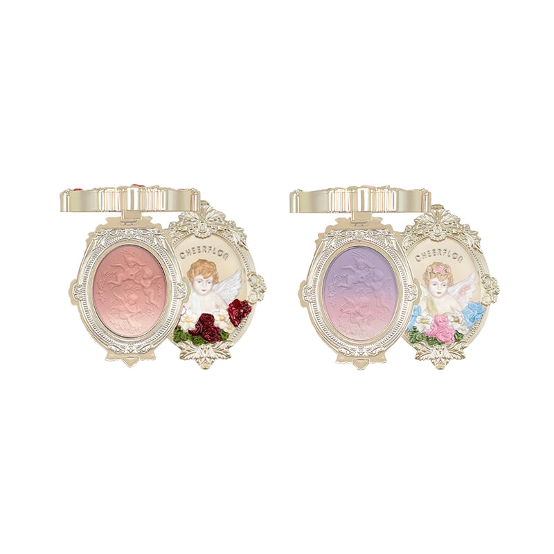 CHEERFLOR Angel's Revelation Relief Blush - Natural Flush Cheek Makeup for Day & Night Wear | Perfect for Parties, Weddings & Everyday Glam