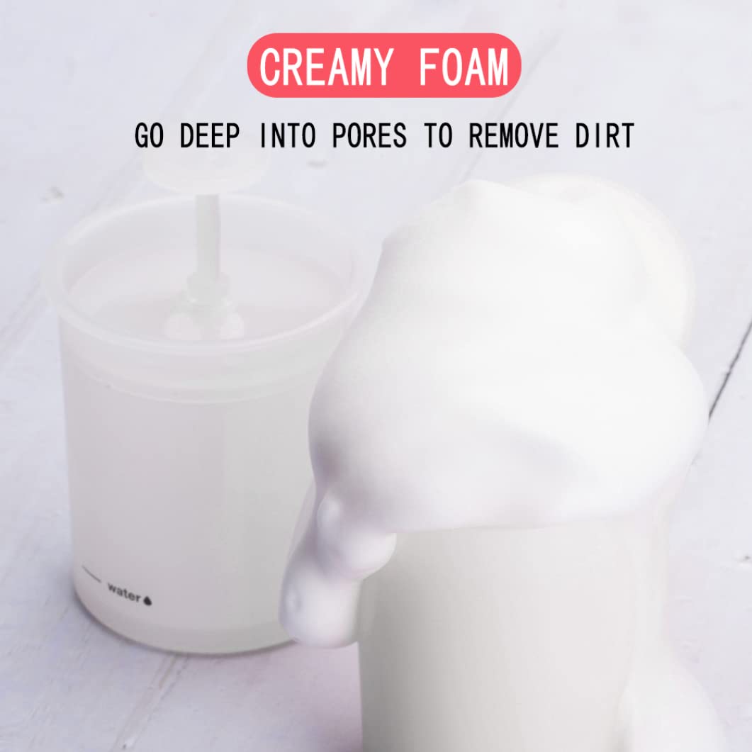 Best Facial Cleanser Foamer for Makeup Removal - Rich Foam Maker Cup, Travel-Friendly Bubble Maker for Deep Cleansing | Perfect for Skincare Routine & Travel Beauty Essentials