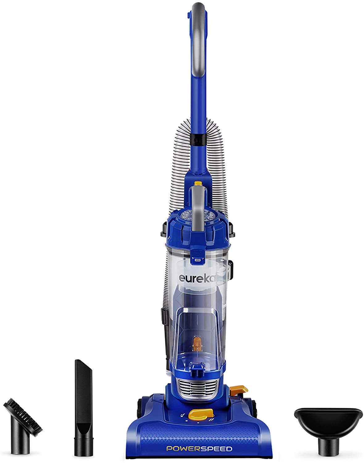 Eureka PowerSpeed NEU182C Bagless Upright Vacuum Cleaner - Lightweight for Home, Pets & Cars, 5 Height Adjustments for Carpets & Hard Floors (Blue) | Perfect for Pet Hair Removal & Deep Cleaning