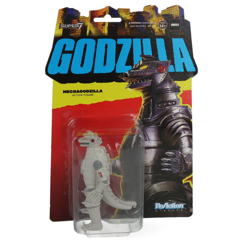 Mechagodzilla Toho ReAction Figure - Collectible Vinyl Toy for Godzilla Fans | Perfect for Display, Gifts, and Anime Collections