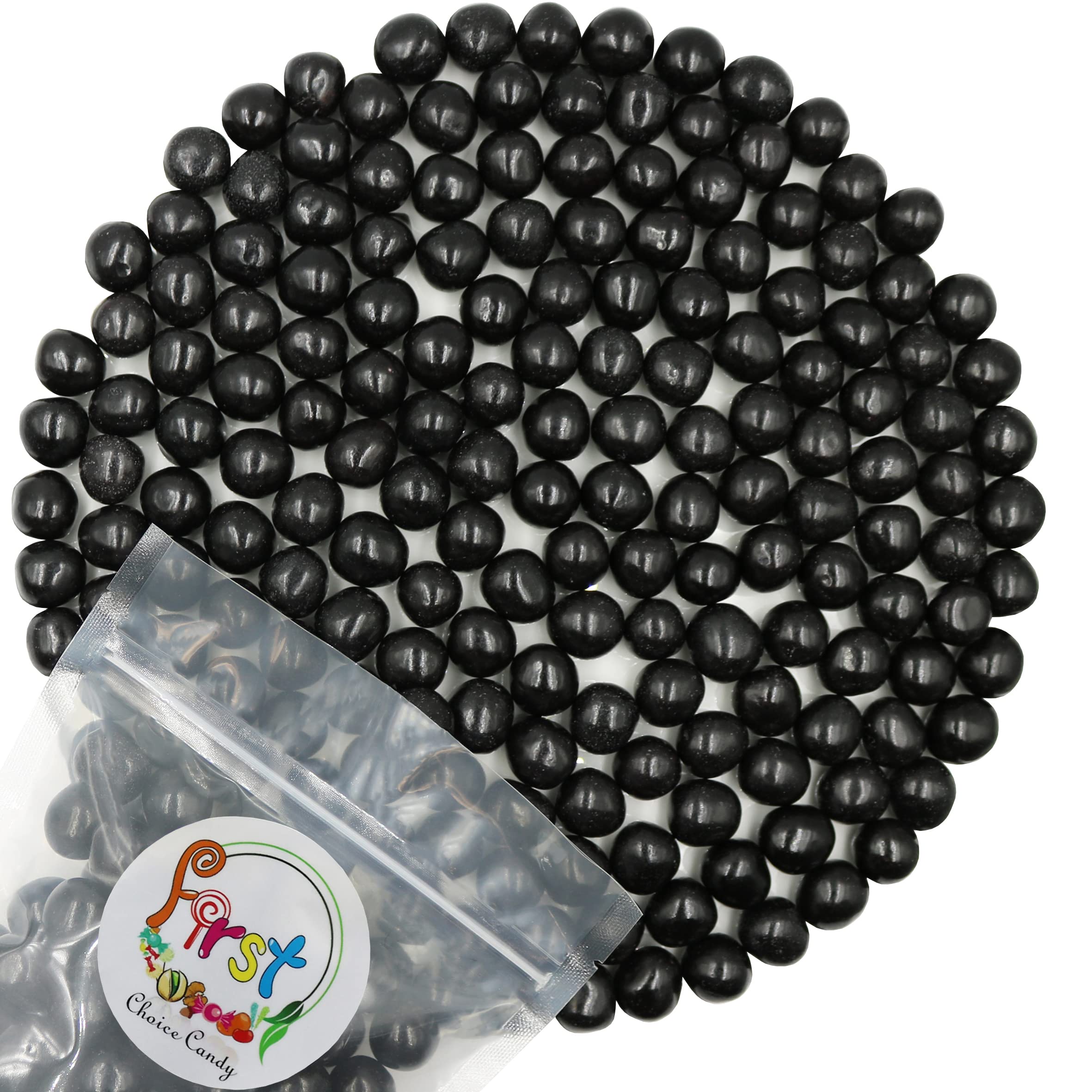 Sour Chewy Fruit Candy Balls - Black Cherry Flavor - 5 Pound Bulk Candy for Parties, Halloween Treats & Office Snacks