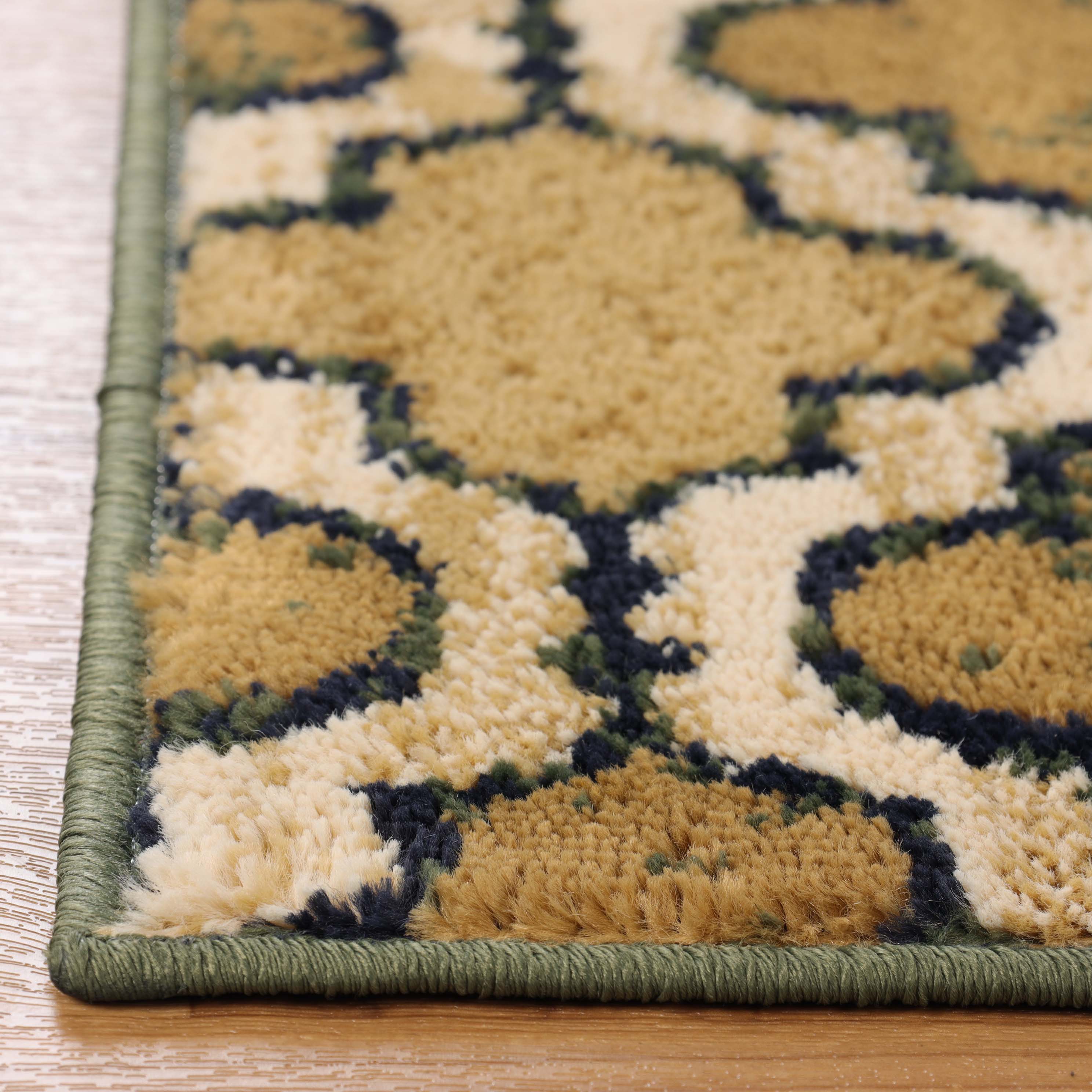 Viking Geometric Trellis Indoor Area Rug & Runner - Non-Slip Boho Chic Carpet for Living Room, Bedroom, Hallway - Perfect for Nordic Home Decor & Cozy Spaces