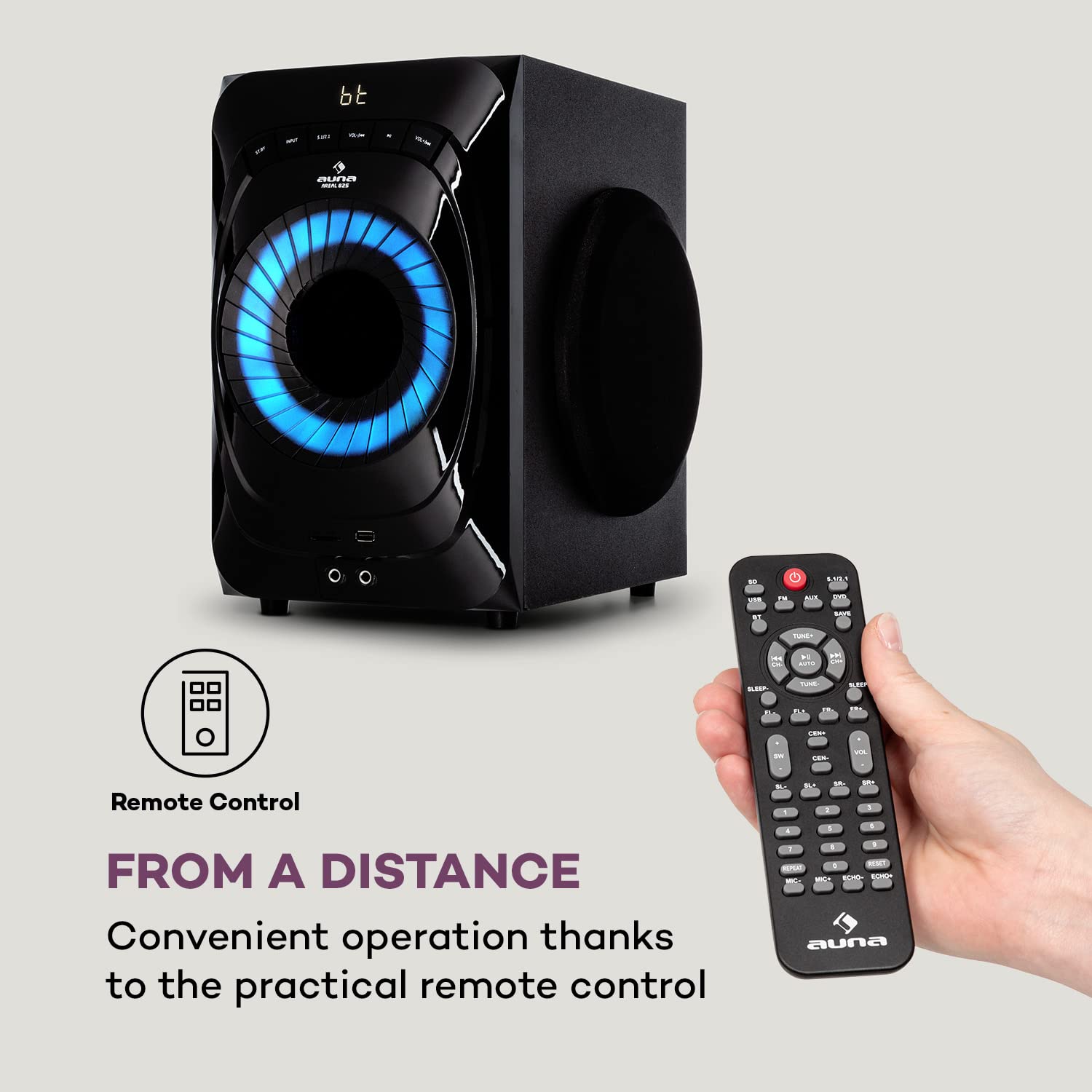 auna Areal 825 5.1 Channel Home Theater System - 200W RMS Power, 8