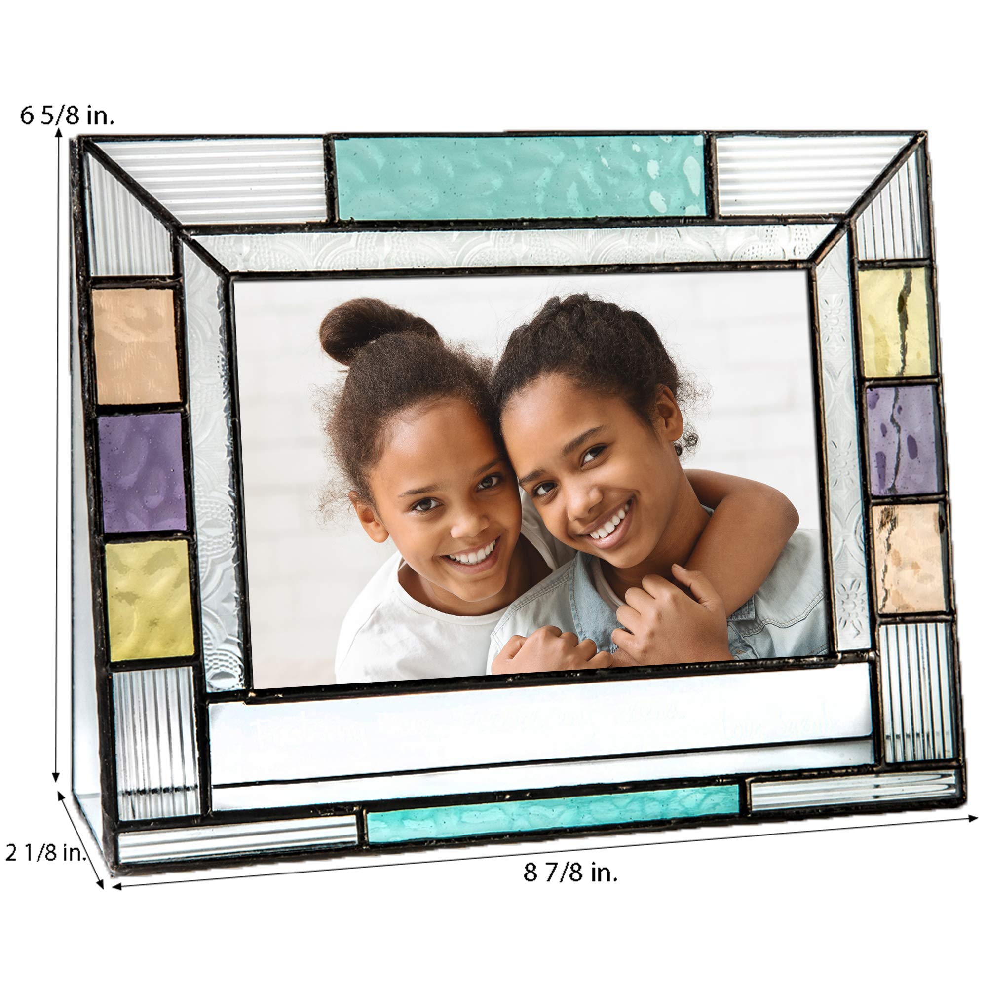 Personalized Sister Picture Frame - 4x6 Engraved Photo Keepsake for Home Décor