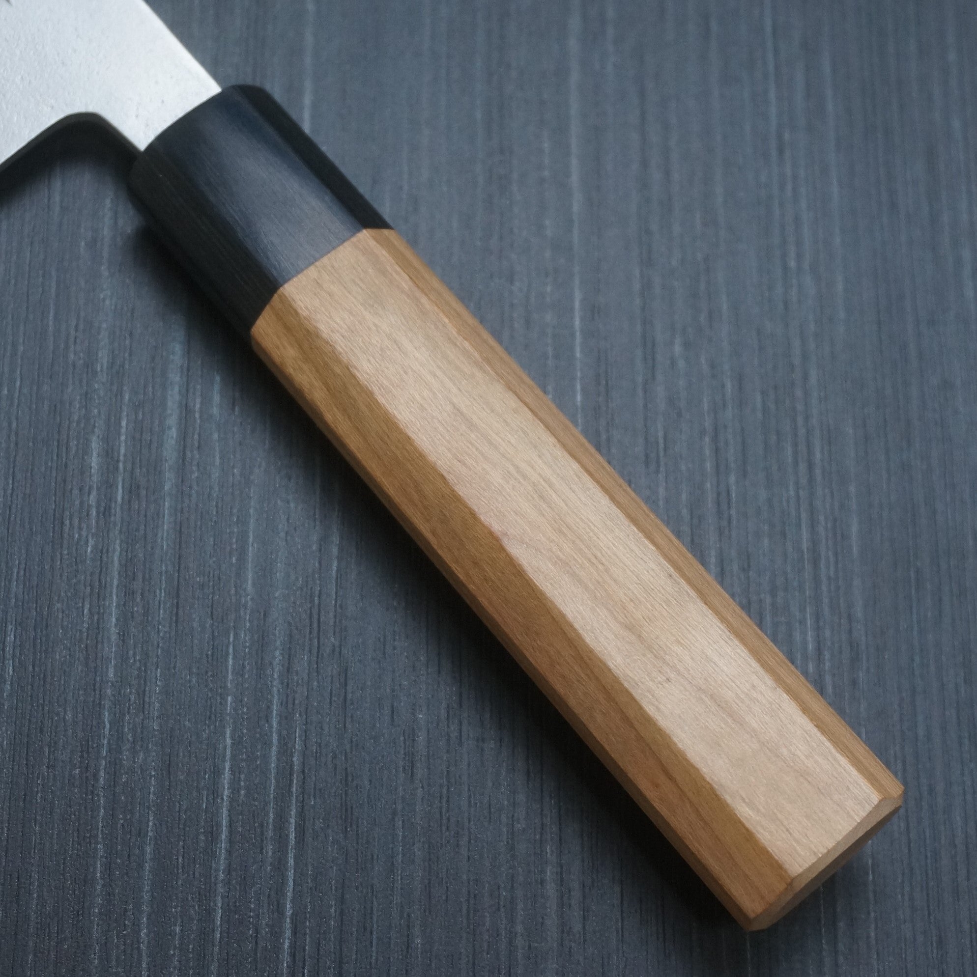 Premium Japanese Yoshimi Kato AOGAMI Super Nashiji Nakiri Knife 160mm - High Carbon Steel Kitchen Knife for Professional Chefs & Home Cooking - Perfect for Slicing Vegetables, Herbs & Sushi Preparation