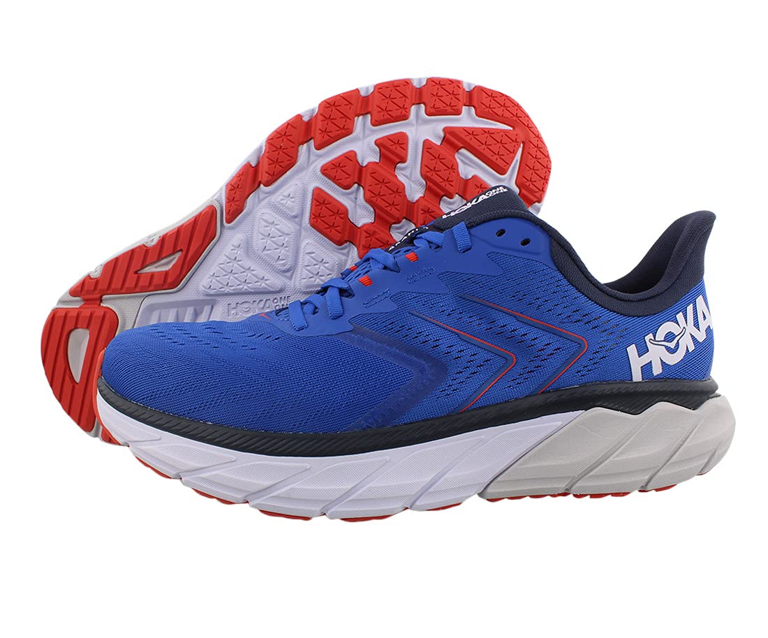 HOKA ONE ONE Men's Arahi 5 Running Shoes - Lightweight Synthetic Textile Athletic Trainers for Jogging, Gym Workouts & Daily Walking
