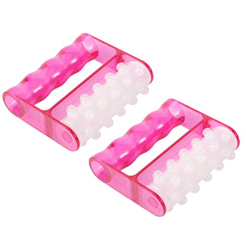 Healifty Handheld Massage Roller - 2 Pack Body Muscle Massager for Pain Relief in Neck, Back, Legs & Feet | Portable Manual Massage Tool for Home, Office & Travel Use