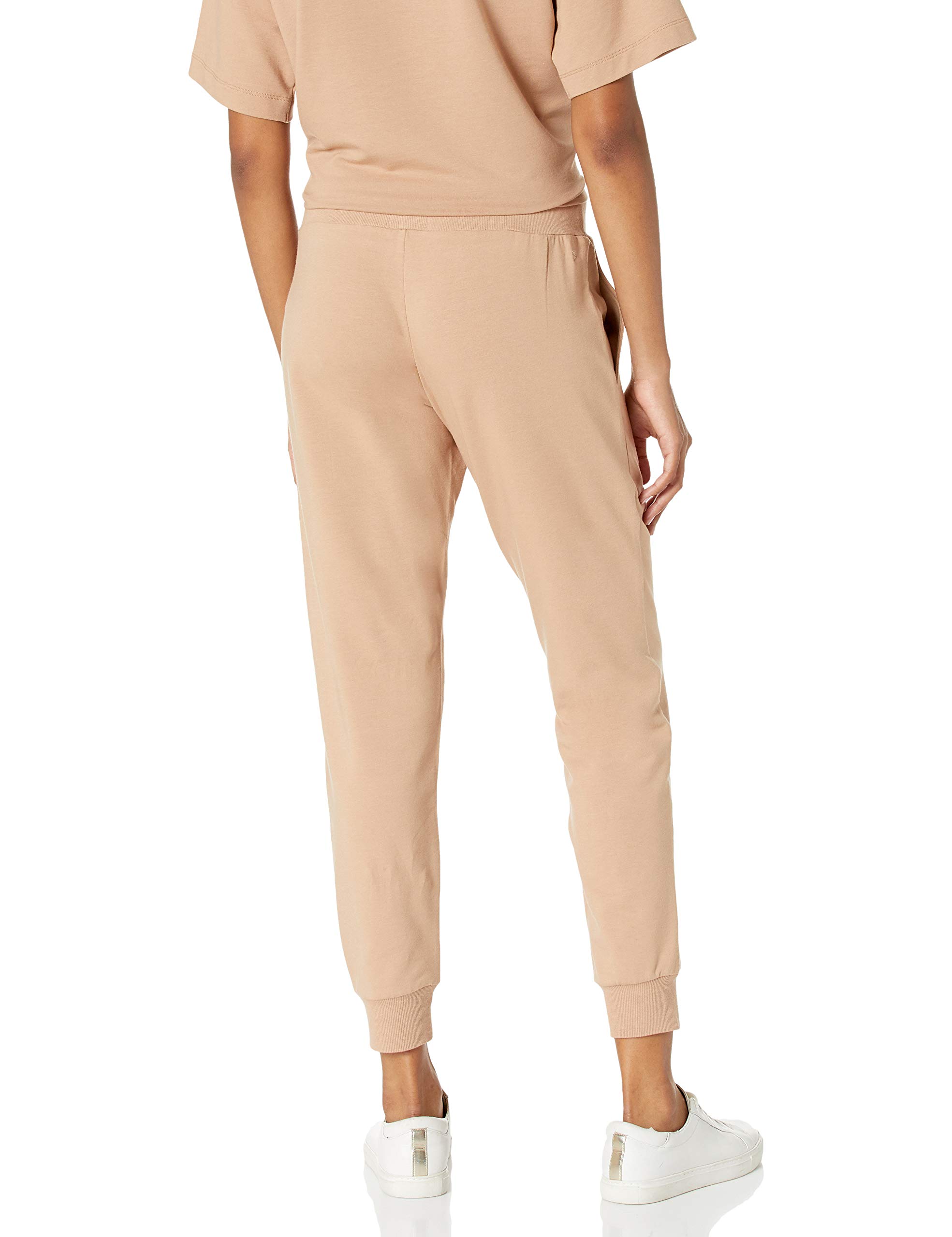 The Drop Women's Grace Supersoft Stretch Rib-Cuff Jogger Pants - Comfortable Lounge & Workout Pants for Yoga, Running, and Casual Wear