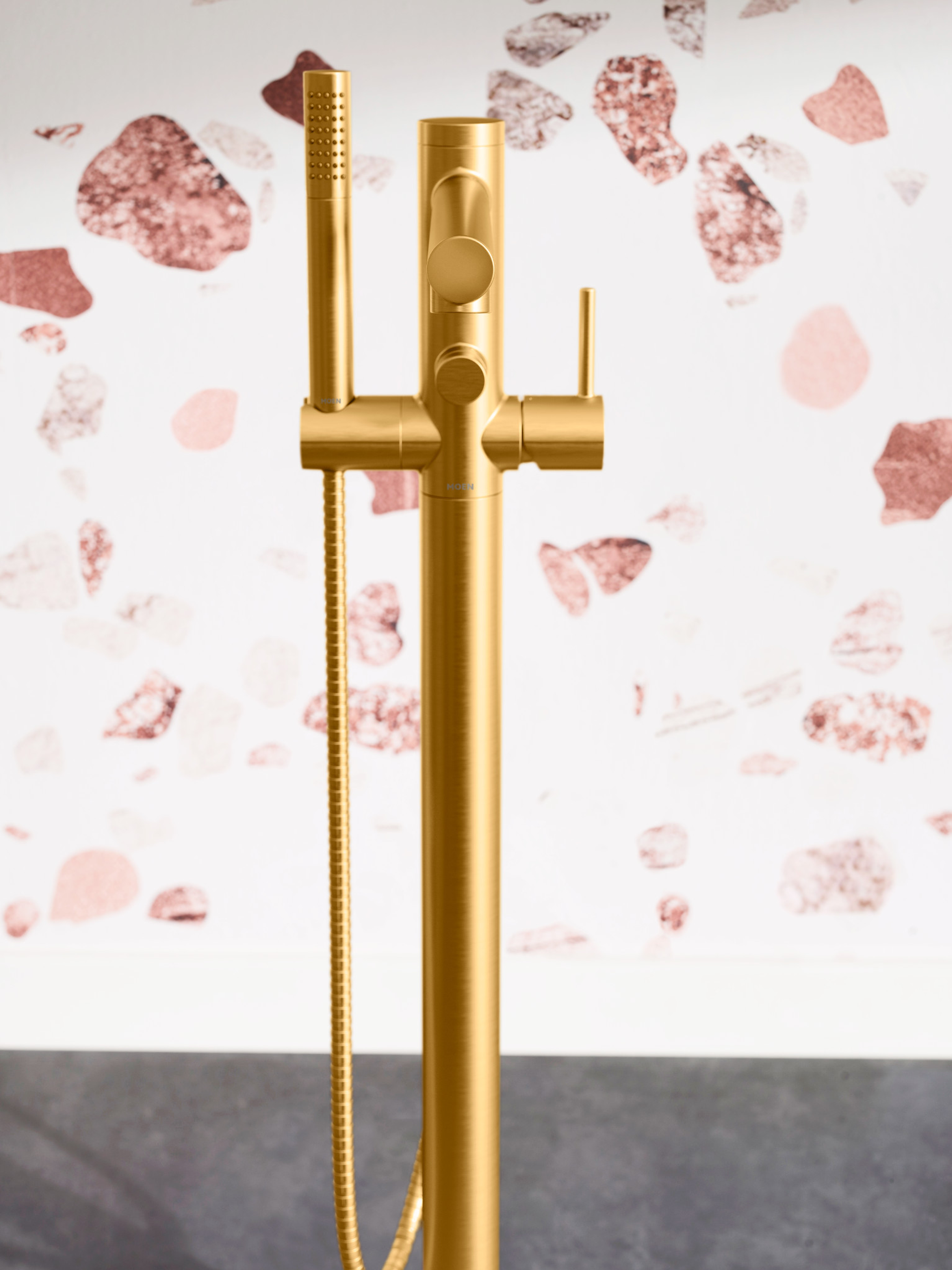 Chrome Single Handle Bathtub Faucet with Hand Shower - Perfect for Modern Bathroom Renovations and Spa-Like Showers