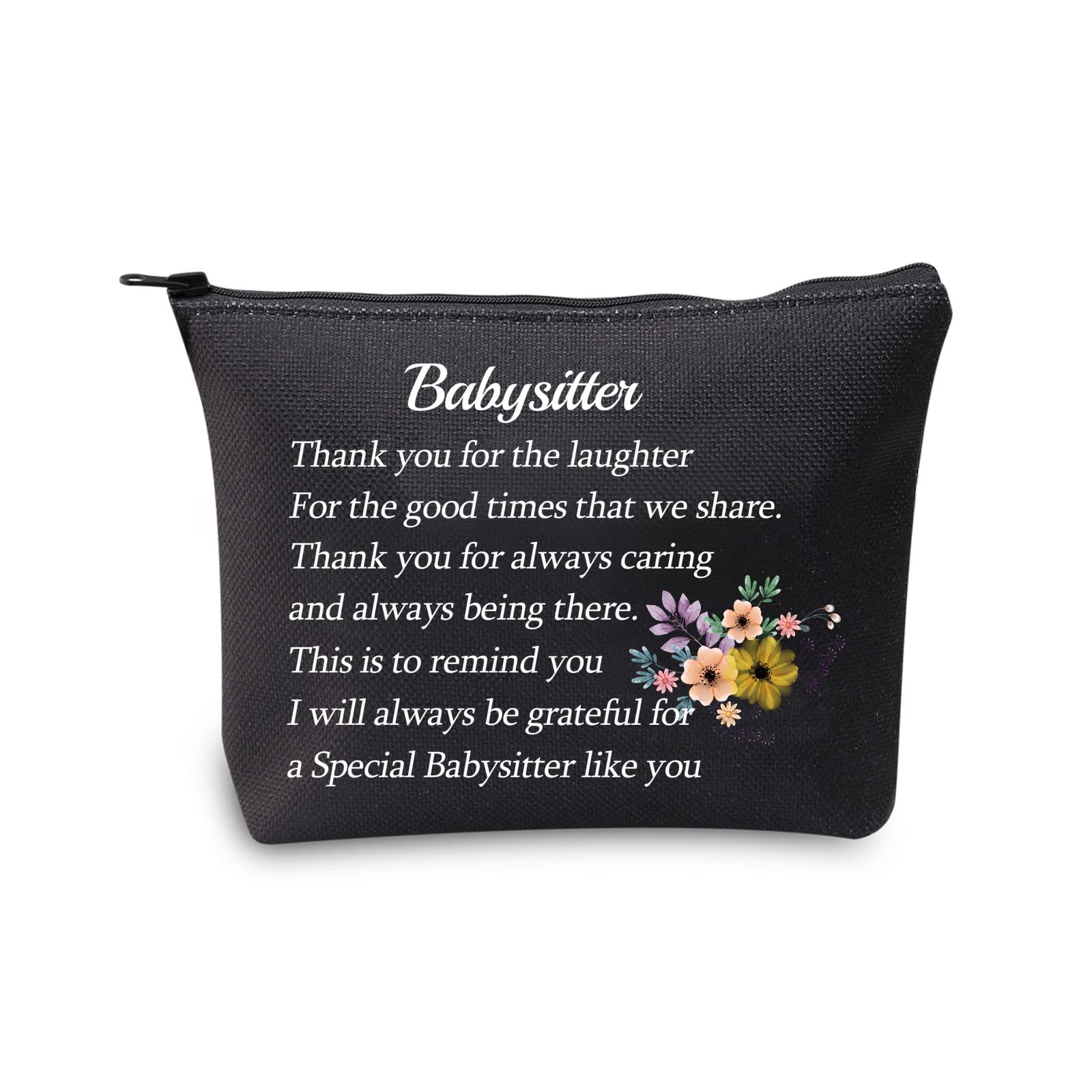 CMNIM Babysitter Thank You Gift - Makeup Travel Bag for Daycare Providers, Nurses & Caregivers | Perfect Appreciation Gift for Babysitters | Ideal for Cosmetic Storage & Travel Organization